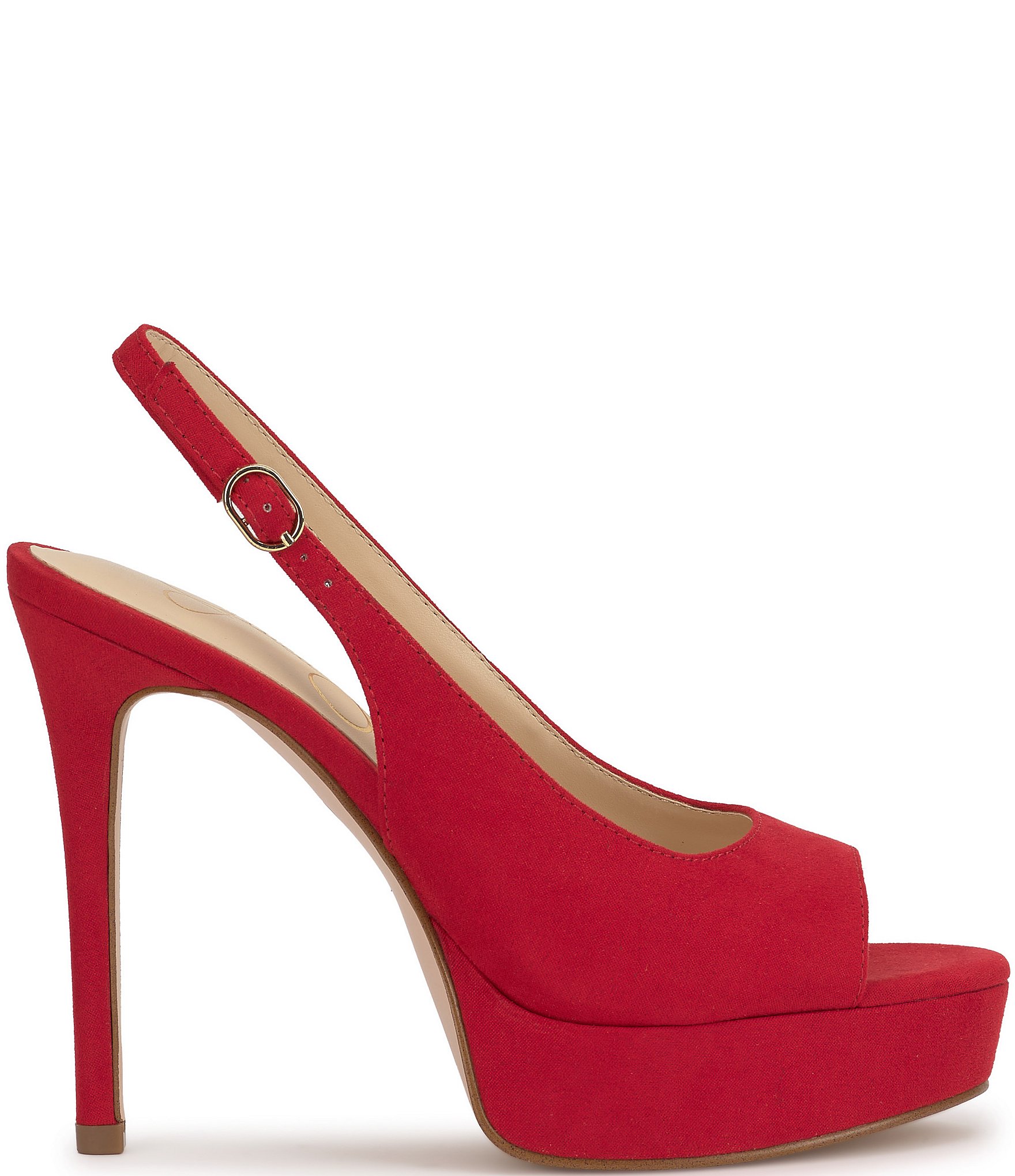 Jessica Simpson Sibilla Peep Toe Slingback Platform Pumps