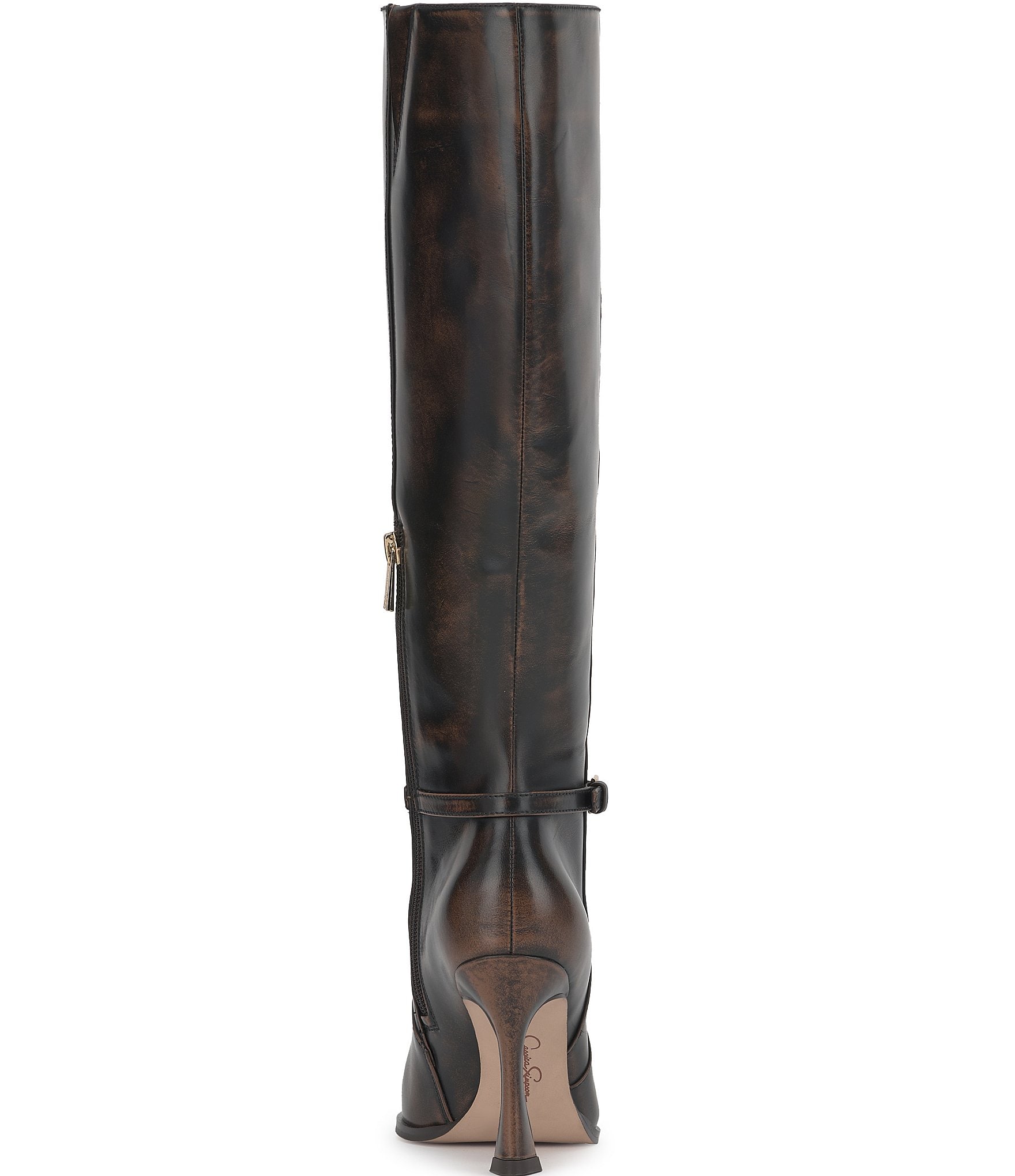 Jessica Simpson Soavel Distressed Leather Tall Boots