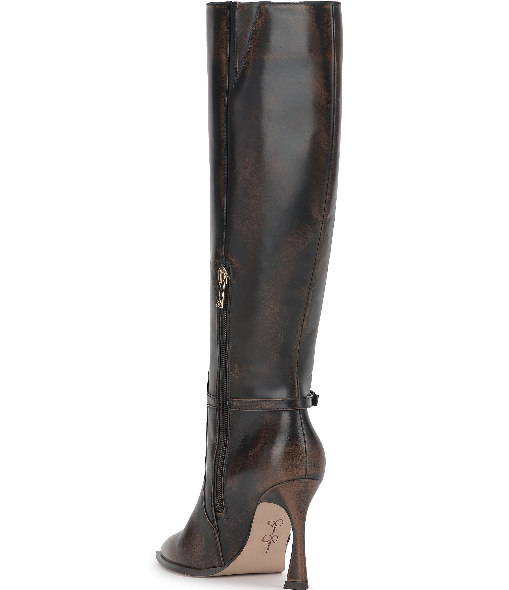 Jessica Simpson Soavel Distressed Leather Tall Boots