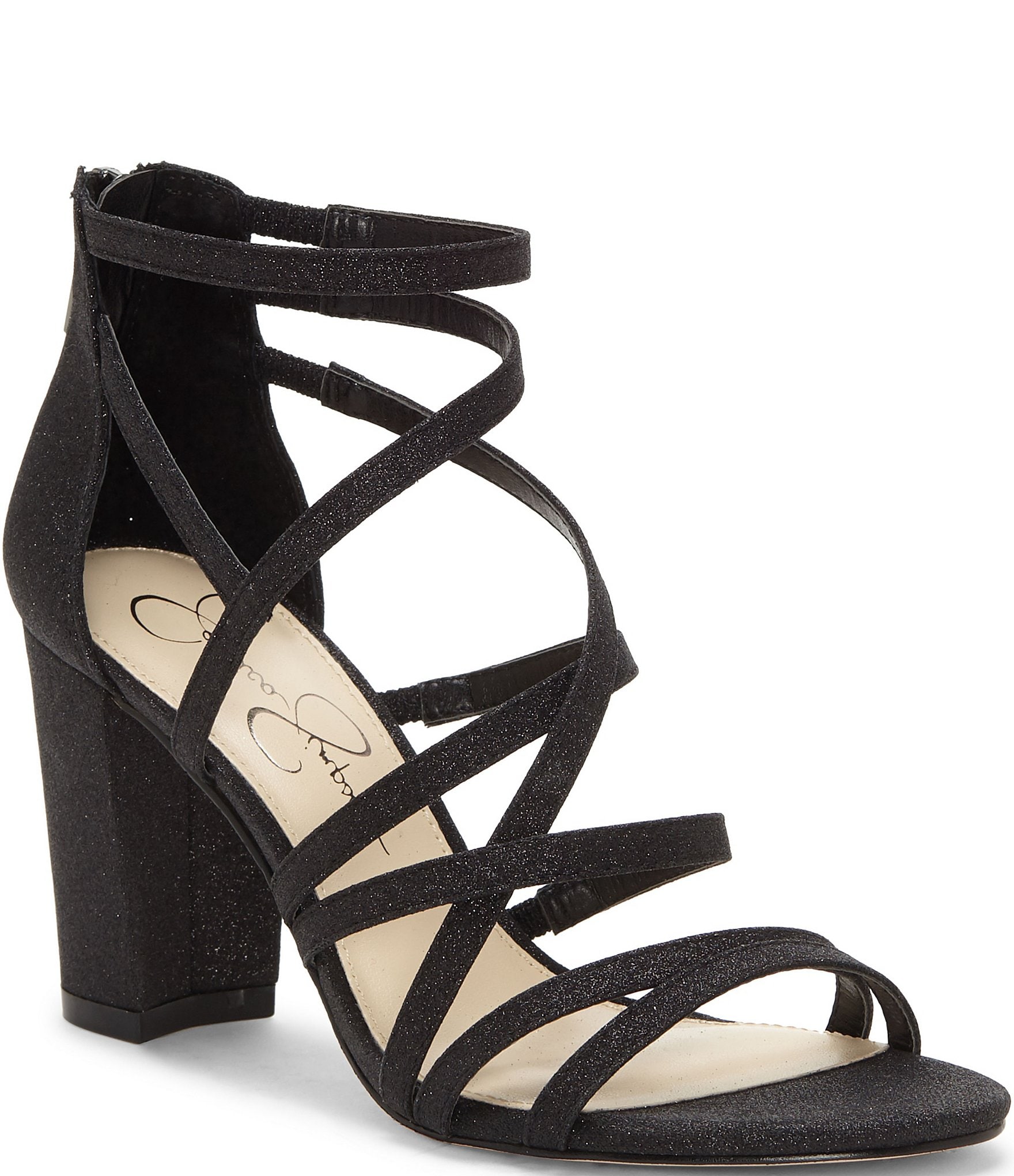 Black hotsell Shimmer Jessica Simpson Heels