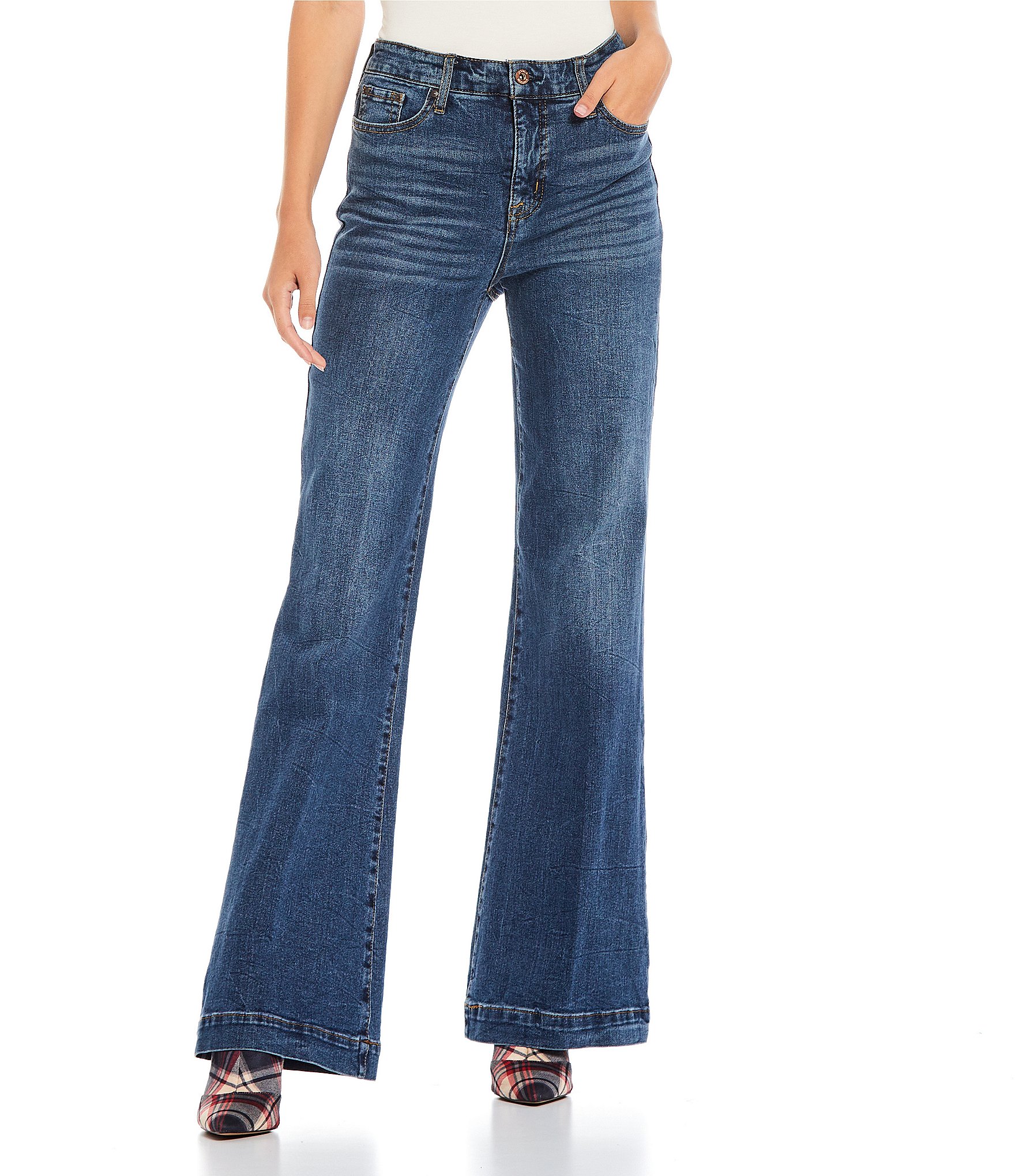Jessica Simpson True Love Wide Leg Jeans | Dillard's