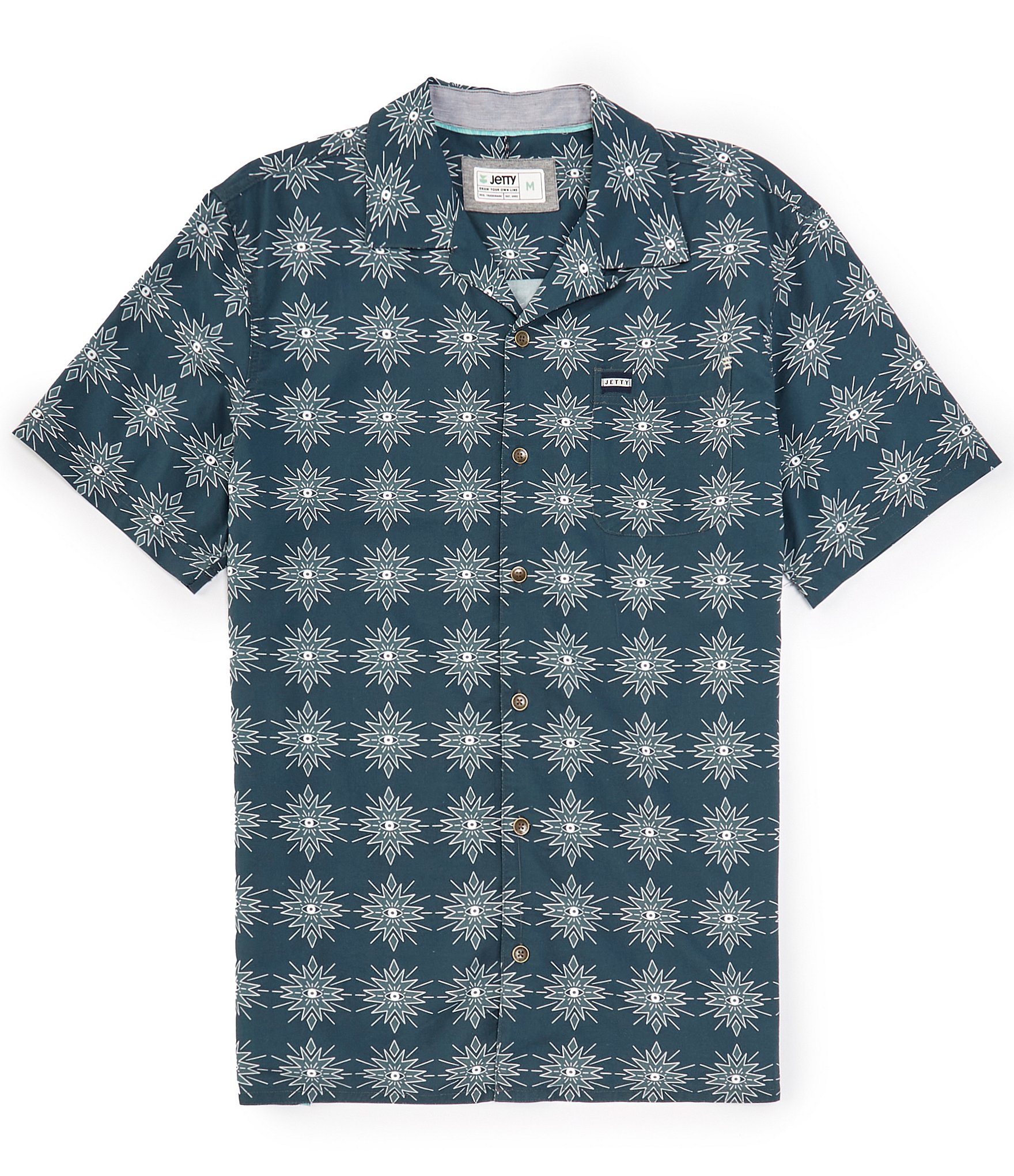 JETTY Dockside Party Short Sleeve Printed Woven Shirt