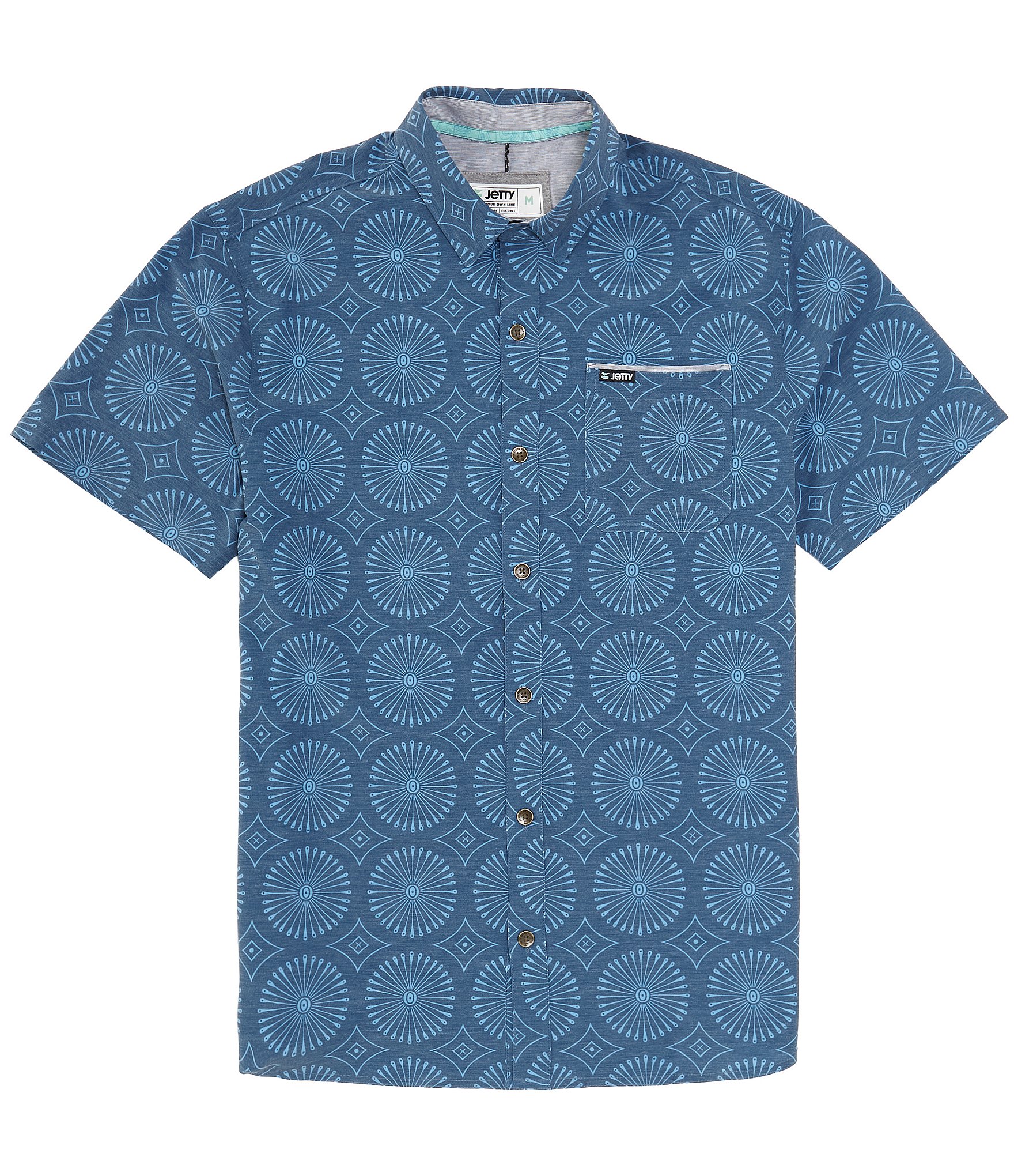 JETTY Garwood Short Sleeve Printed Woven Shirt