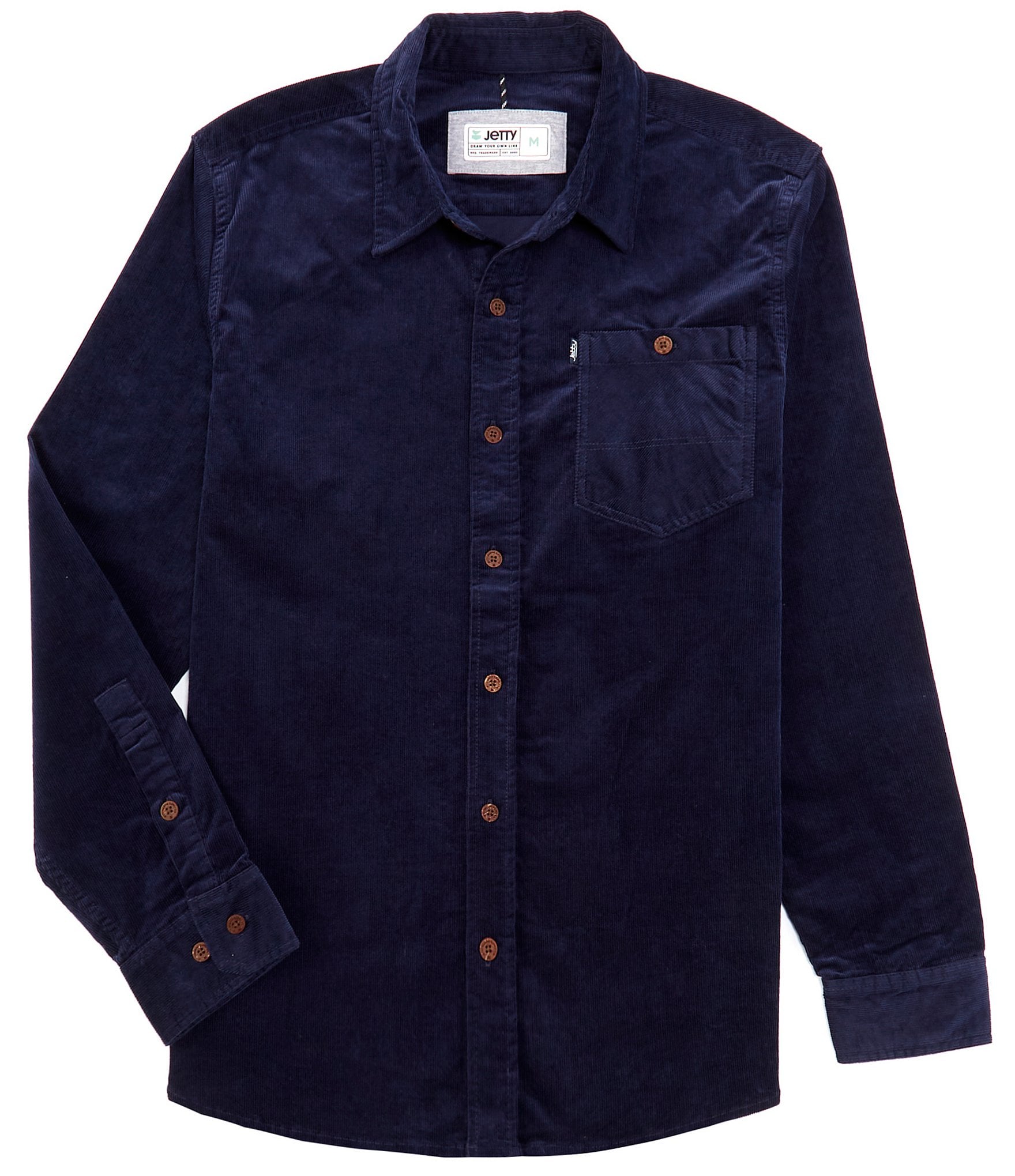 JETTY Shoals Corduroy Long Sleeve Woven Shirt