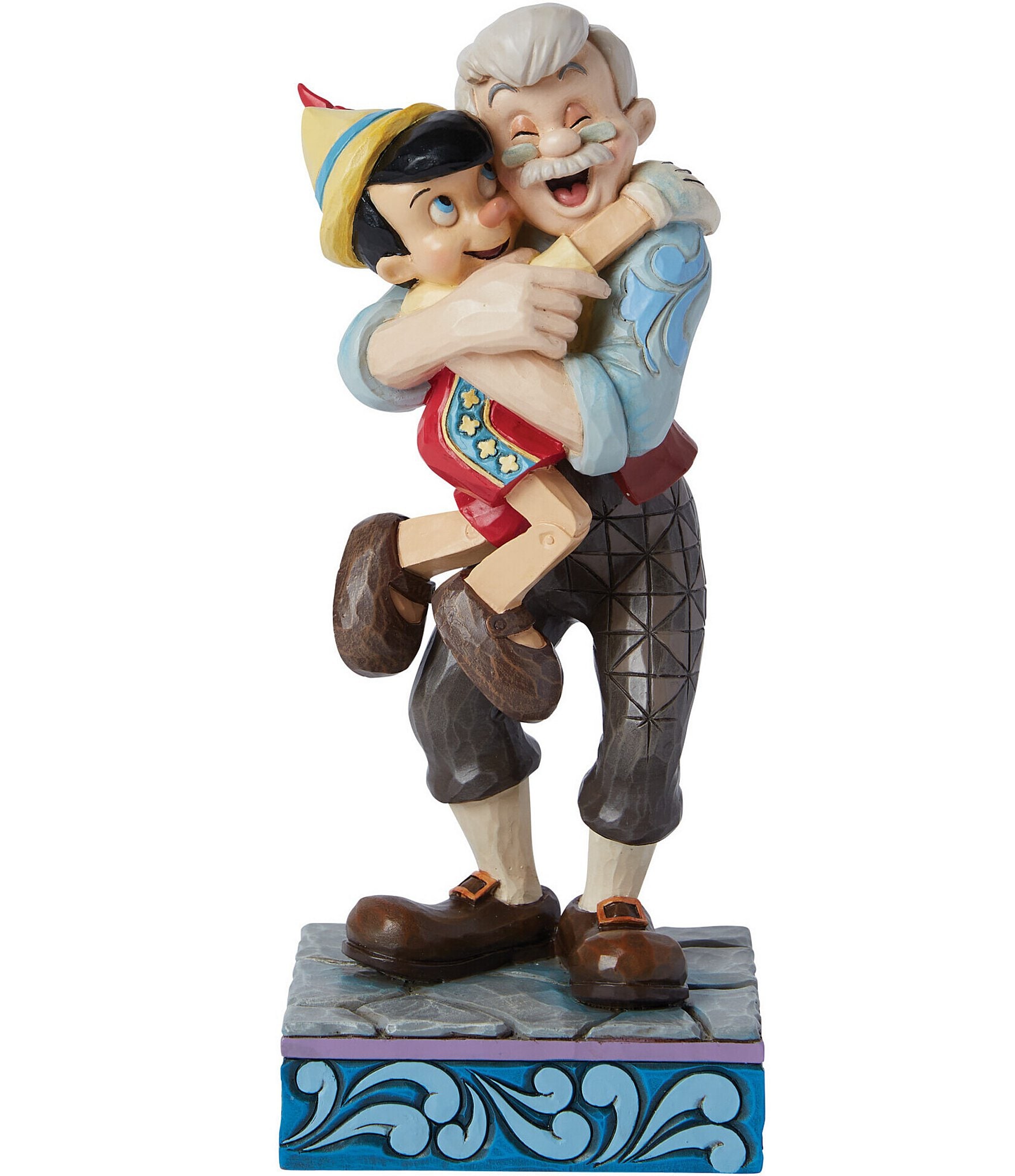 Jim Shore Disney Traditions Gepetto & Pinocchio Hugging Figurine