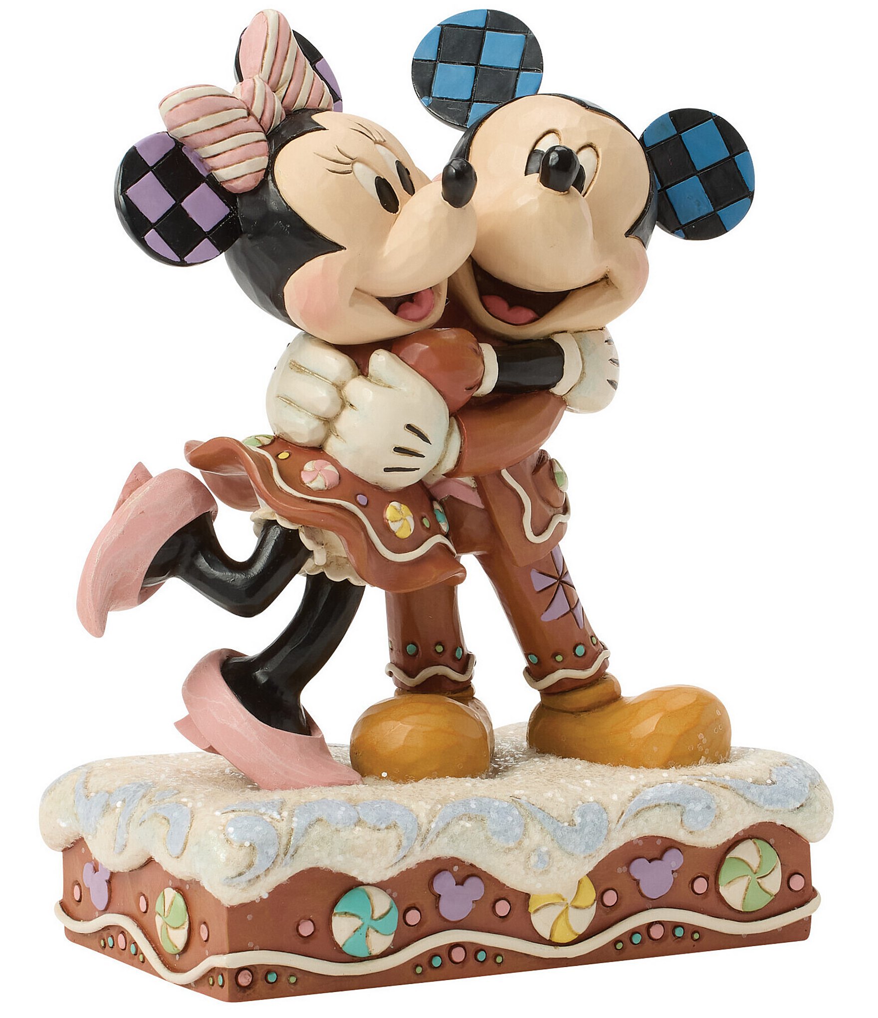 Jim Shore Disney Traditions Mickey And Minnie Gingerbread Figurine