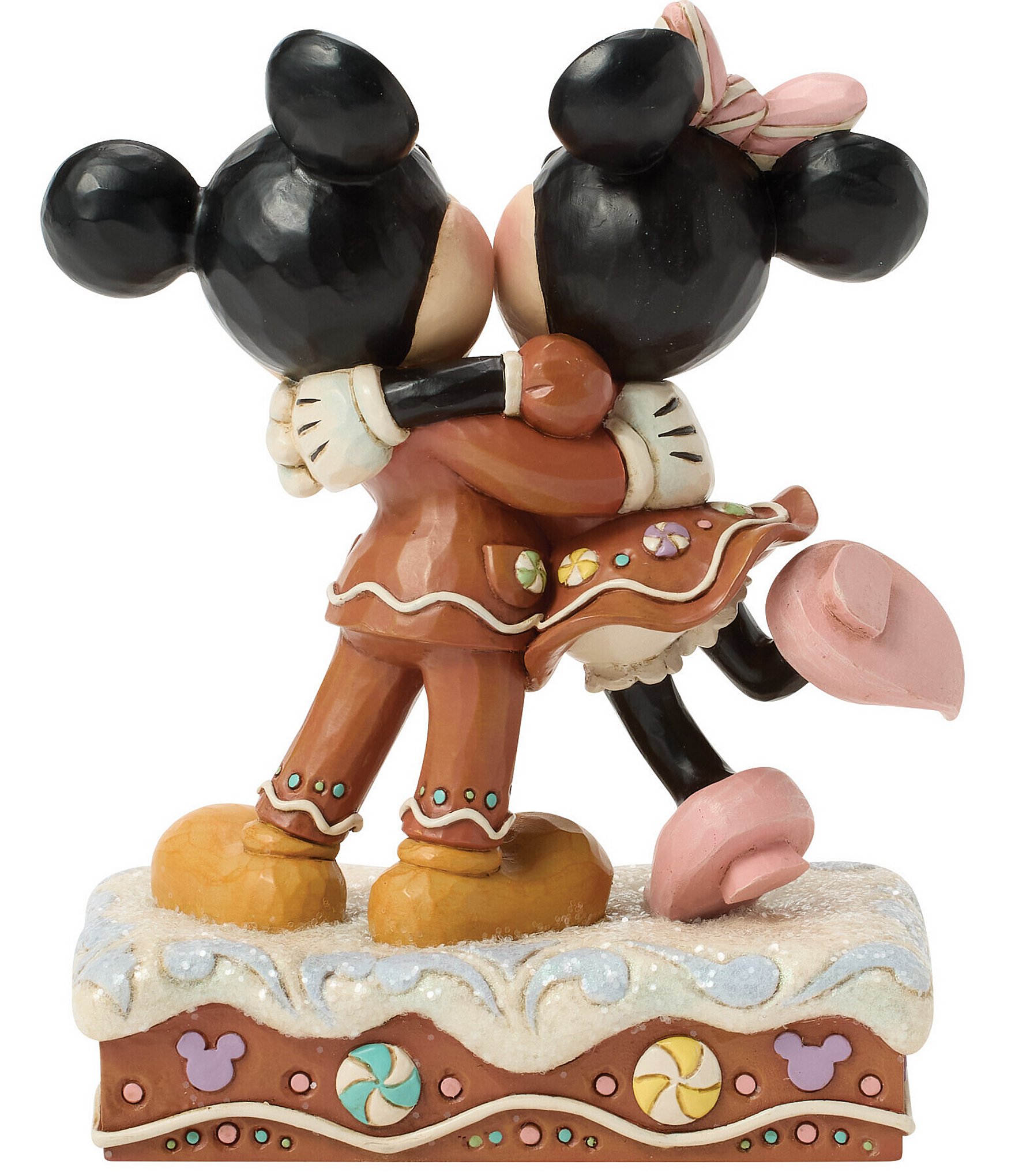 Jim Shore Disney Traditions Mickey And Minnie Gingerbread Figurine