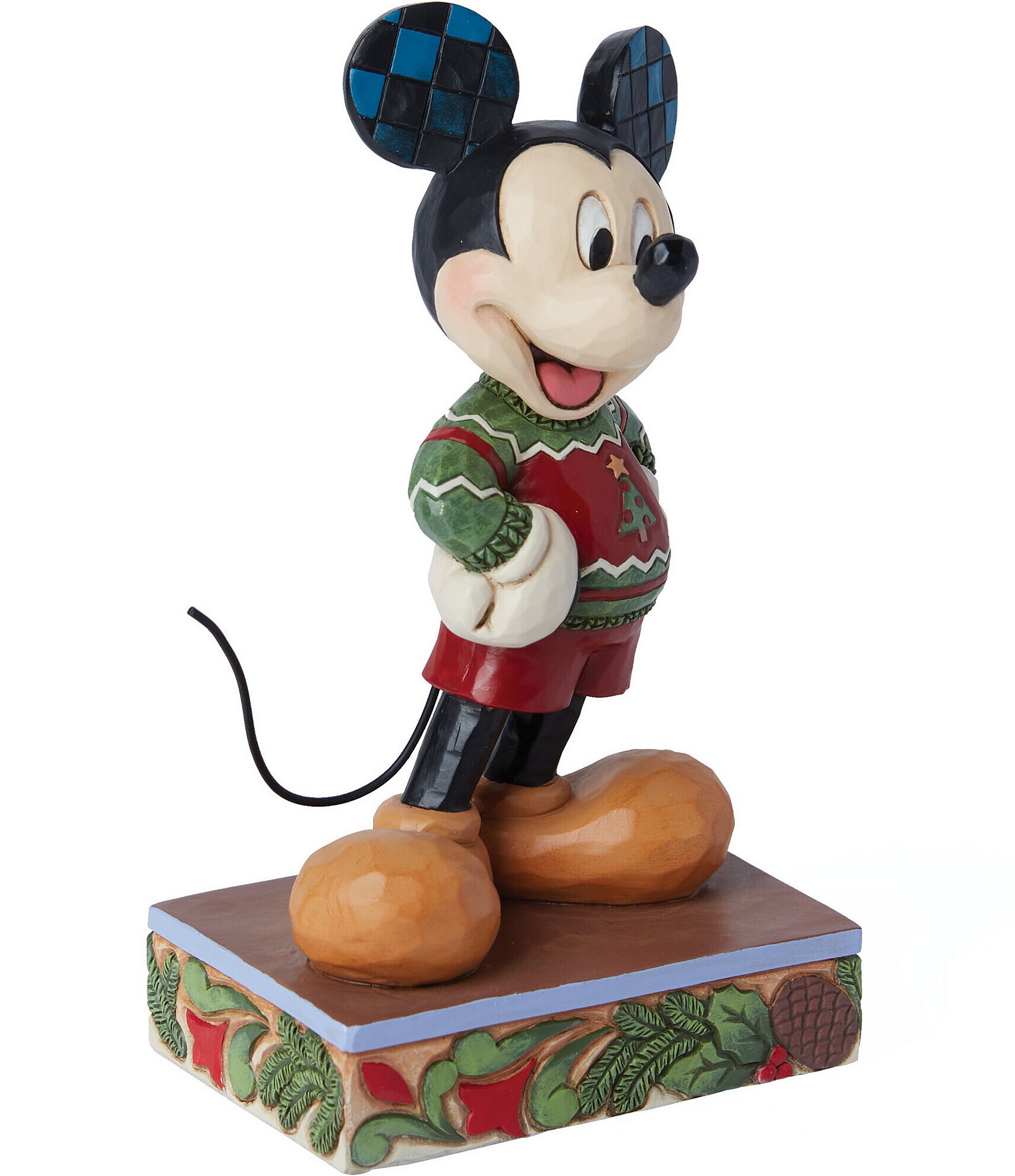 Jim Shore Disney Traditions Mickey Christmas Sweater Figurine