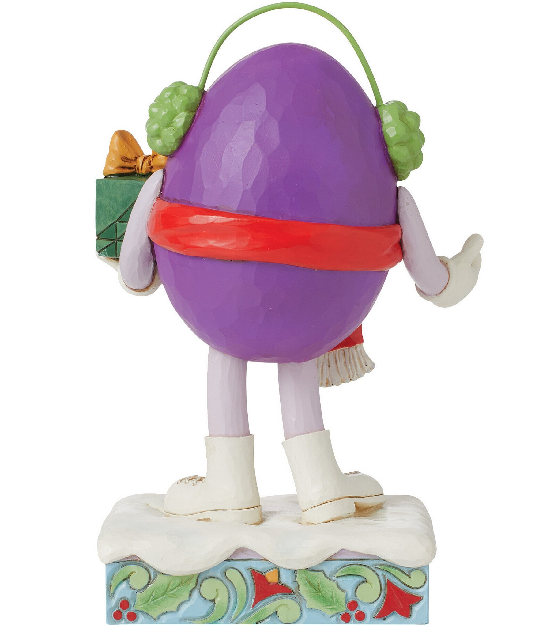 Jim Shore M&M'S® by Jim Shore Purple M&M's Characters with Gift Figurine