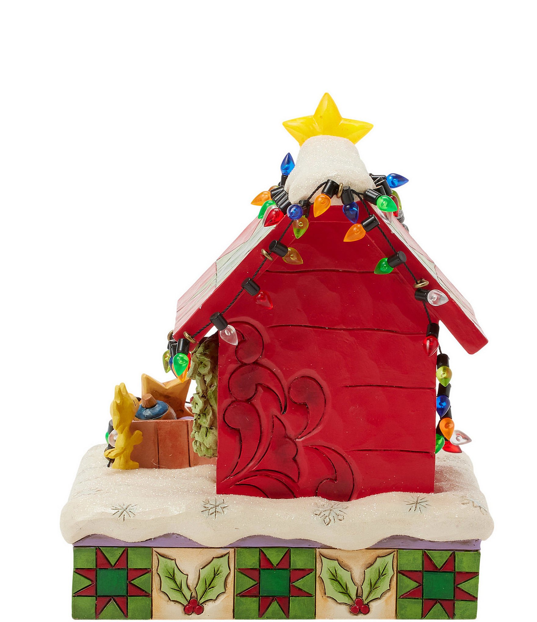 Jim Shore Peanuts Snoopy LED Doghouse Figurine