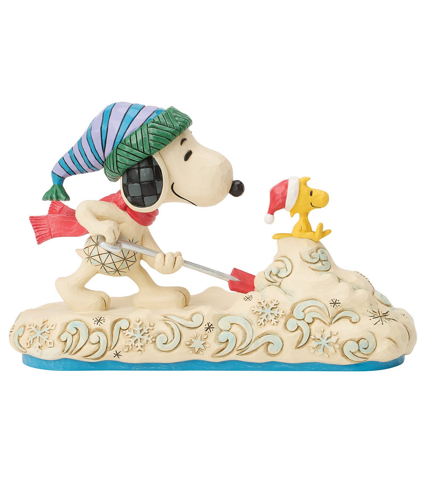 Jim Shore Peanuts Snoopy Shoveling Snow Figurine