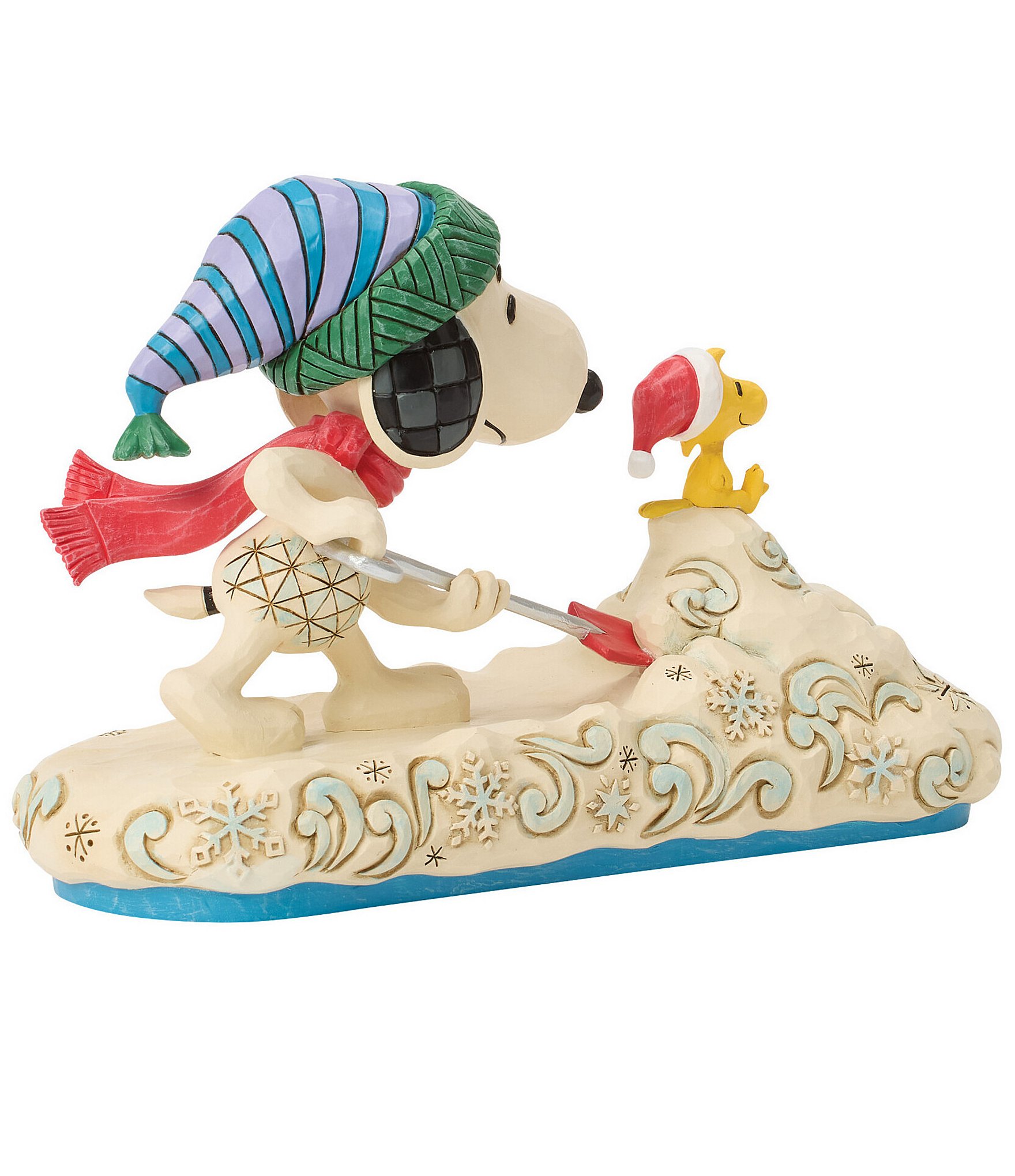 Jim Shore Peanuts Snoopy Shoveling Snow Figurine
