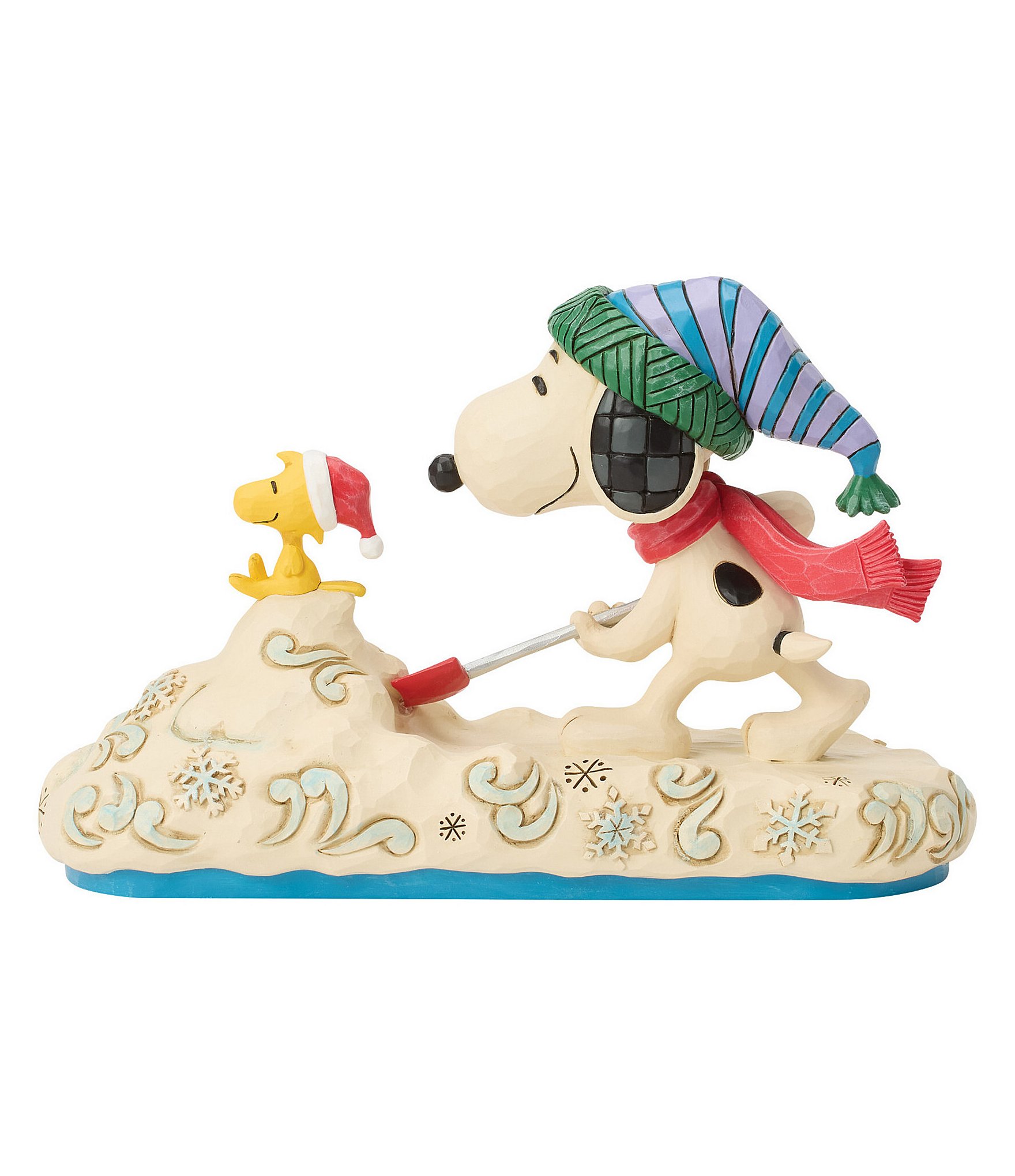 Jim Shore Peanuts Snoopy Shoveling Snow Figurine