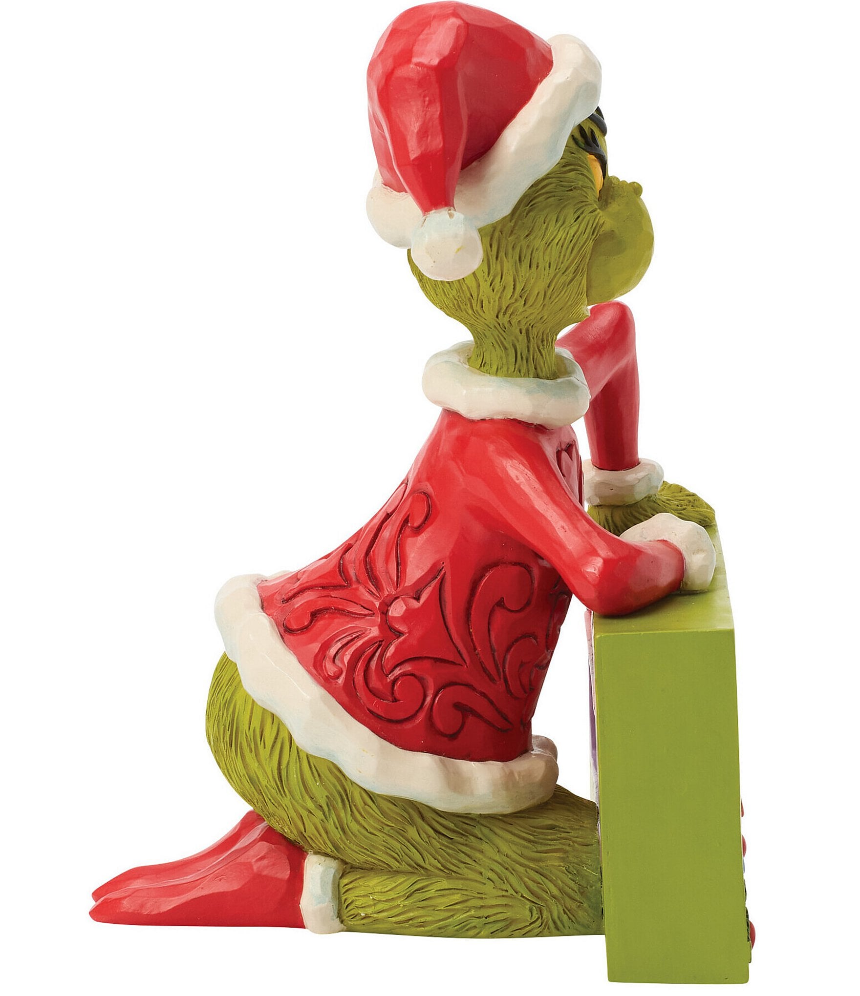 Jim Shore The Grinch Collection Grinch With Rotating Sign Figurine
