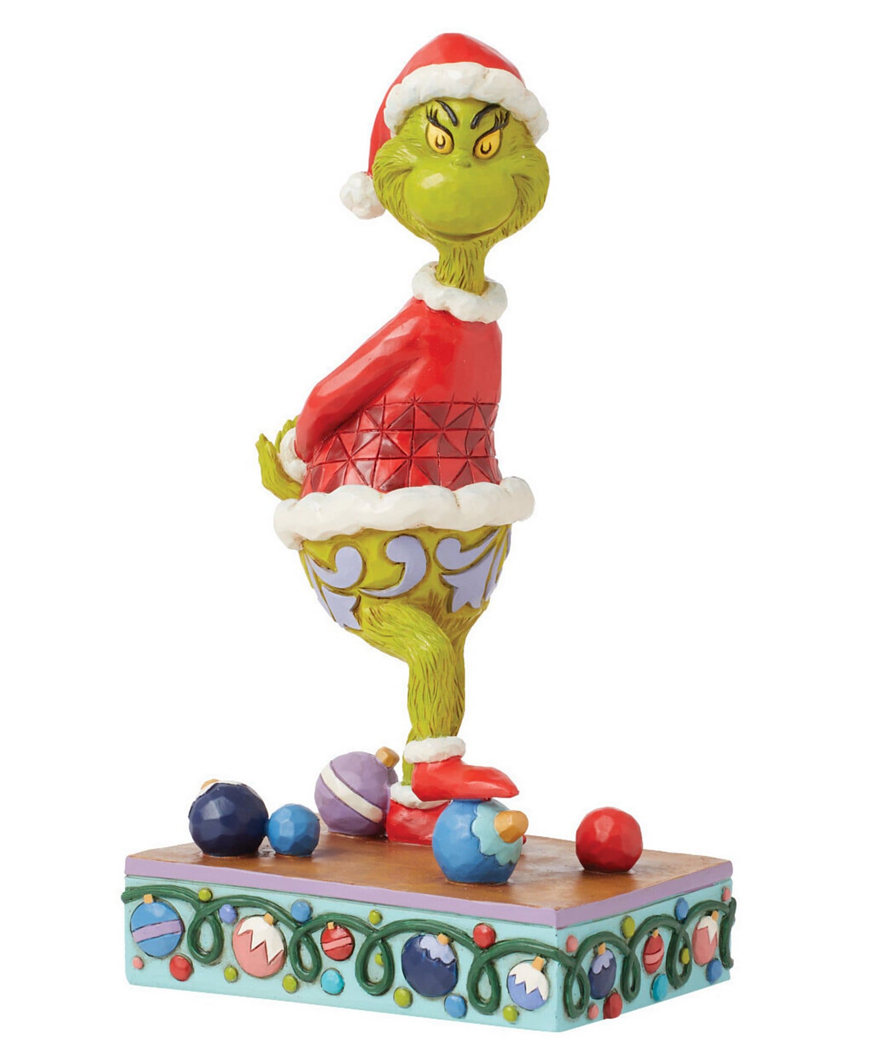 Jim Sore Grinch by Jim Shore Dr. Seuss Grinch Stepping On Ornaments ...