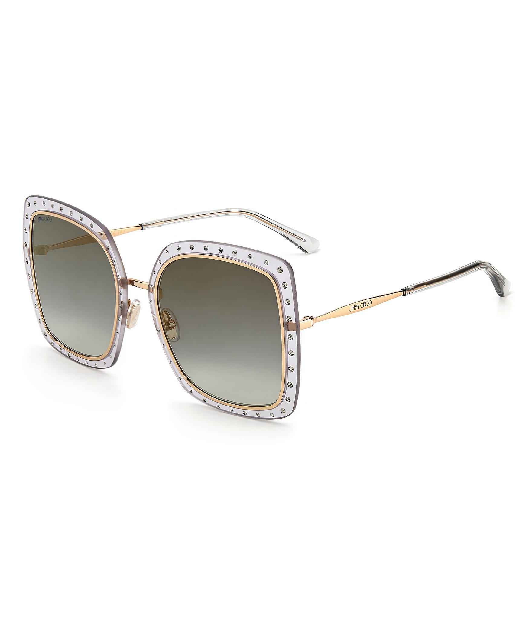 Jimmy Choo Dany Oversized Square 56mm Sunglasses | Dillard's