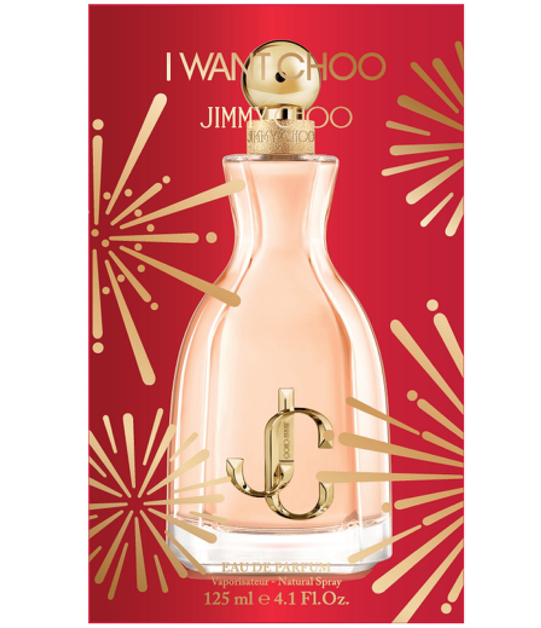 Jimmy Choo I Want Choo Eau de Parfum Holiday Limited Edition Jumbo 4.1