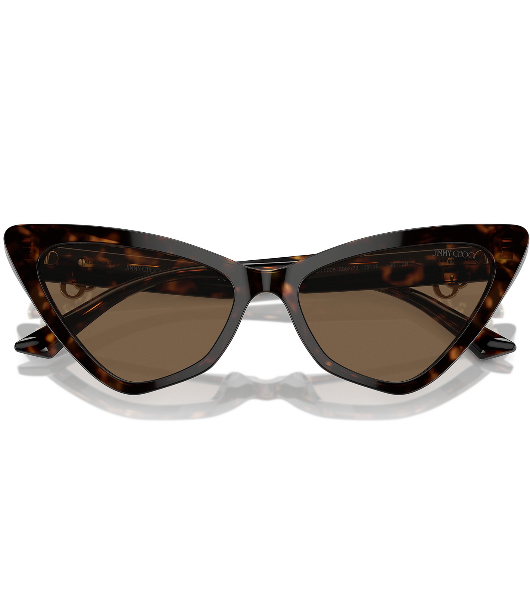 Jimmy Choo Women's JC5008 55mm Havana Cat Eye Sunglasses