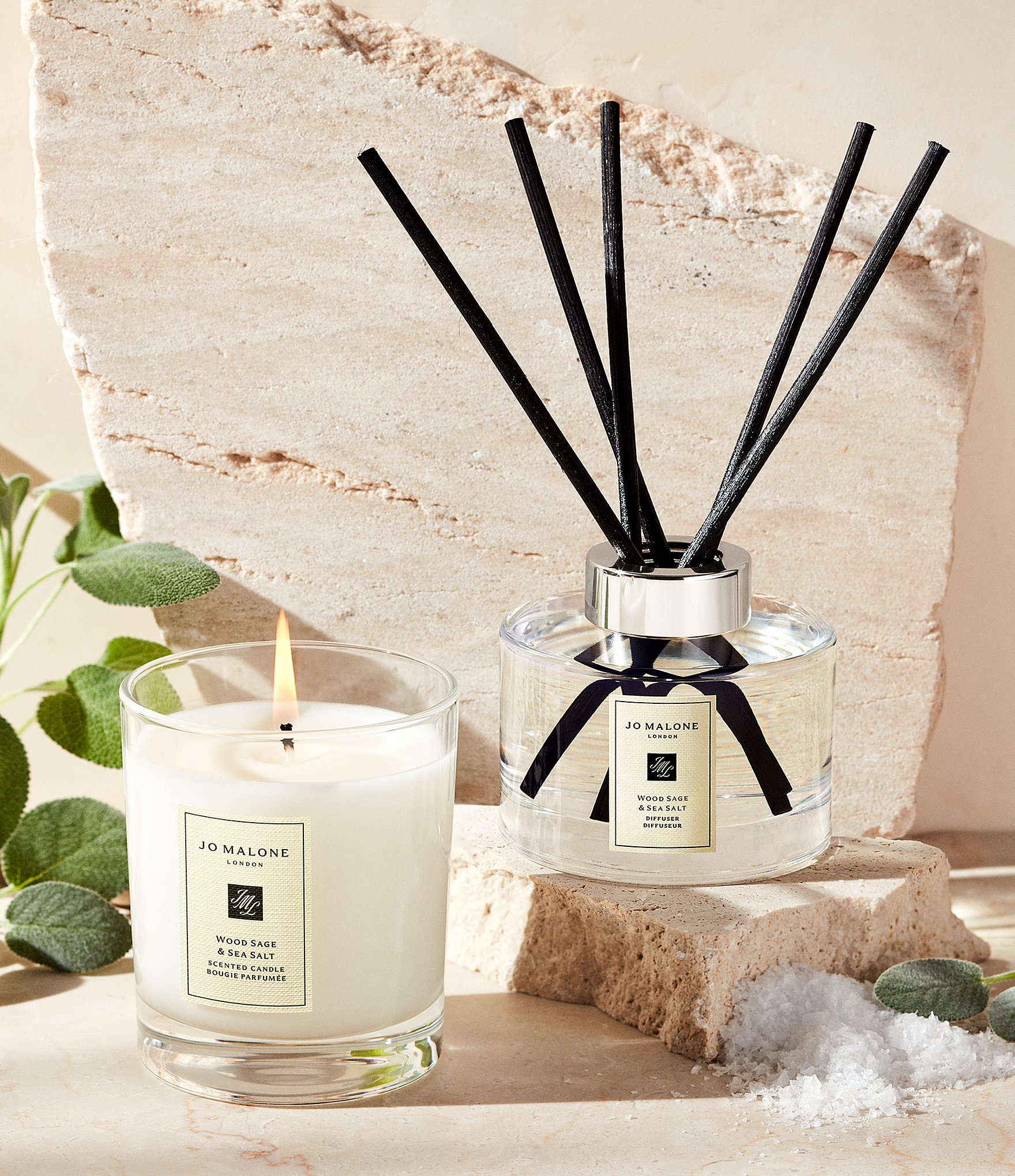 Jo Malone London Wood Sage & Sea Salt Home Candle, 7-oz.