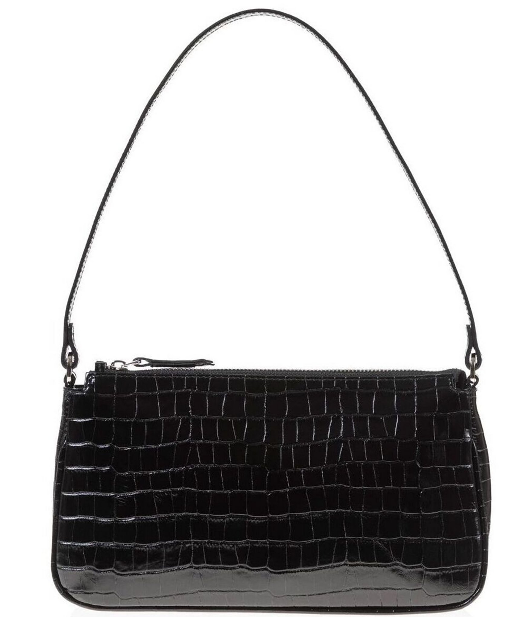 JOANNA MAXHAM Baguette Polished Leather Shoulder Bag | Dillard's