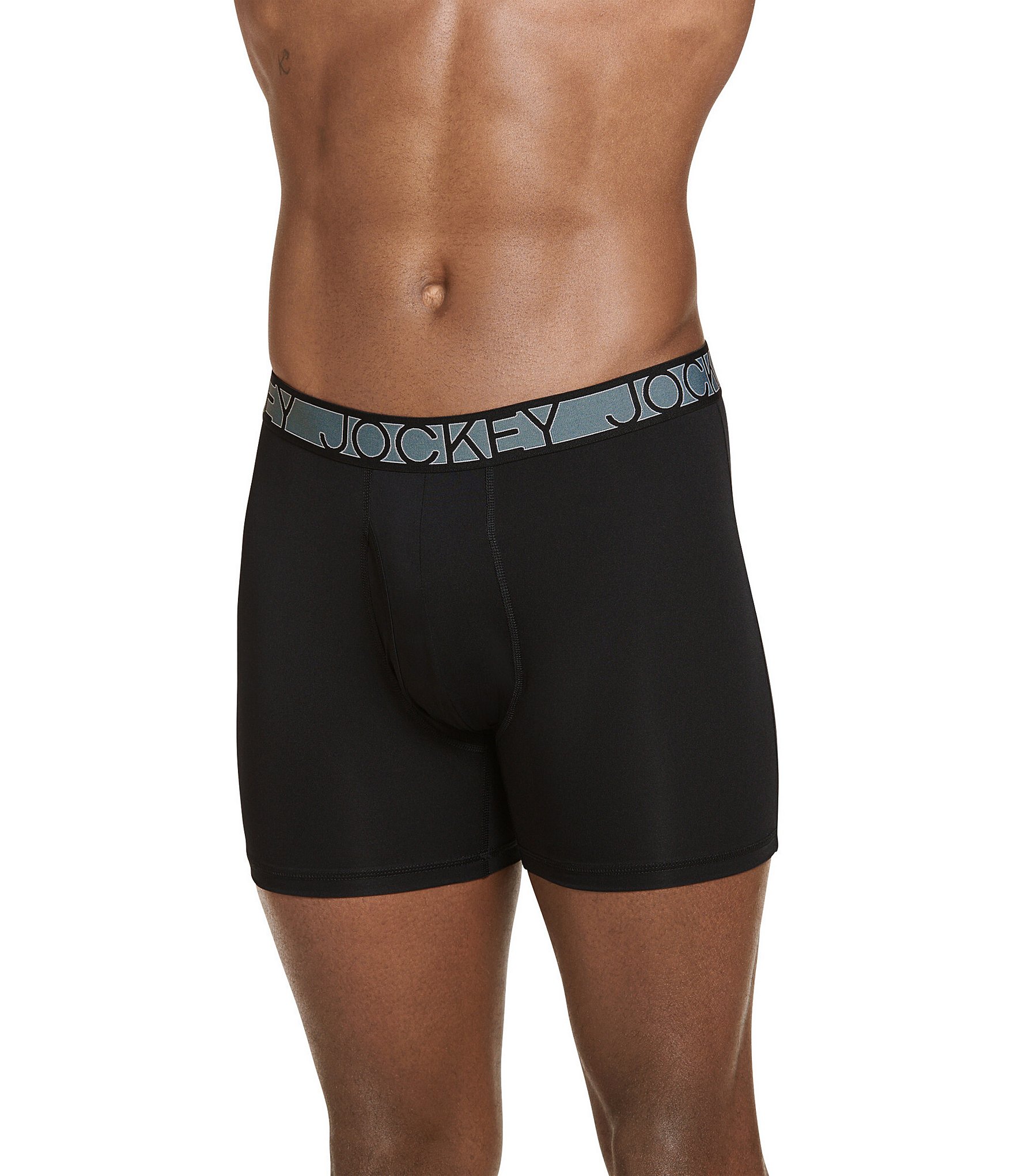 Jockey Signature Active Microfiber Eco 5#double; Inseam Boxer Briefs 3-Pack