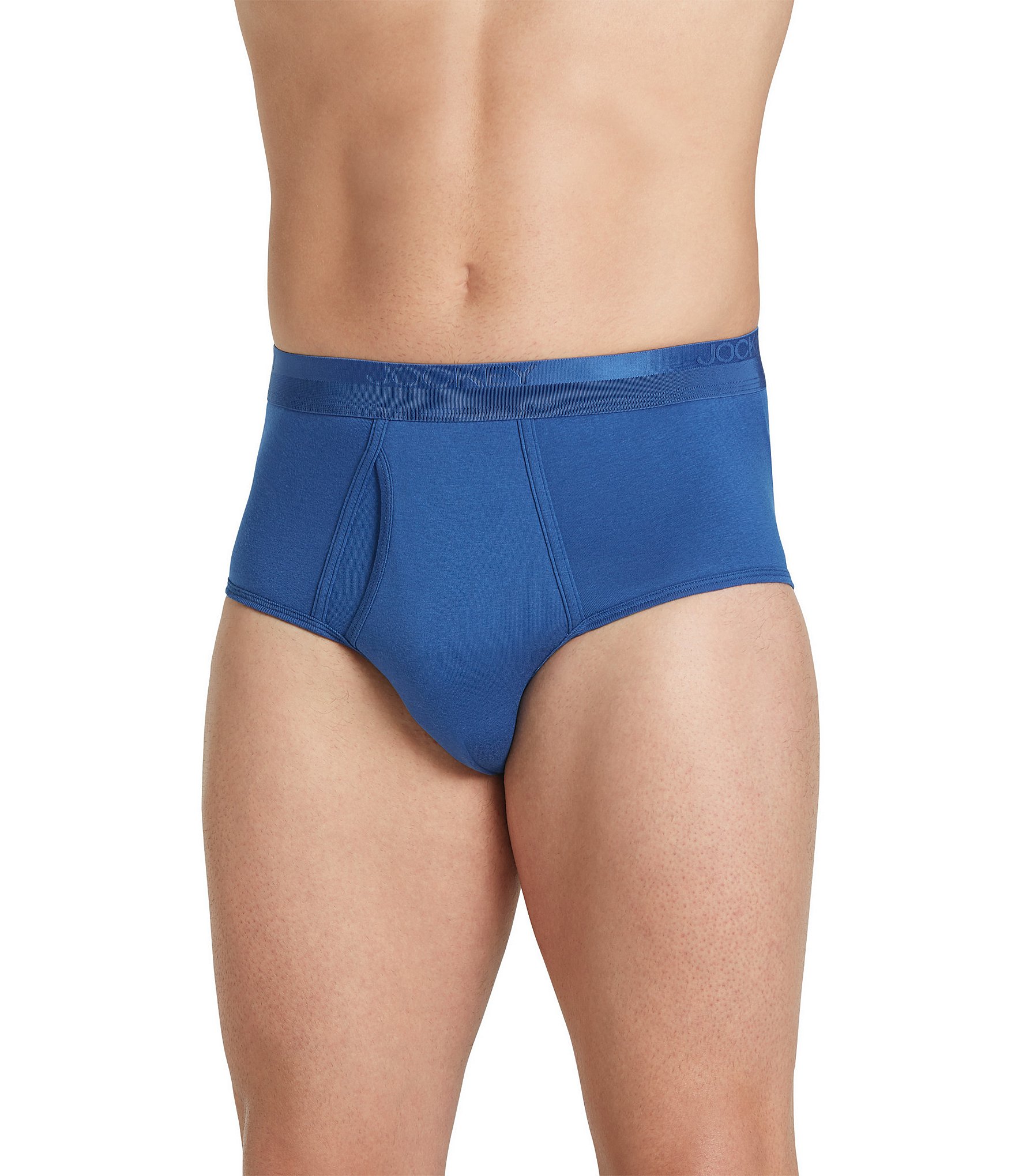 Jockey Signature Pima Cotton Full-Rise Briefs 4-Pack