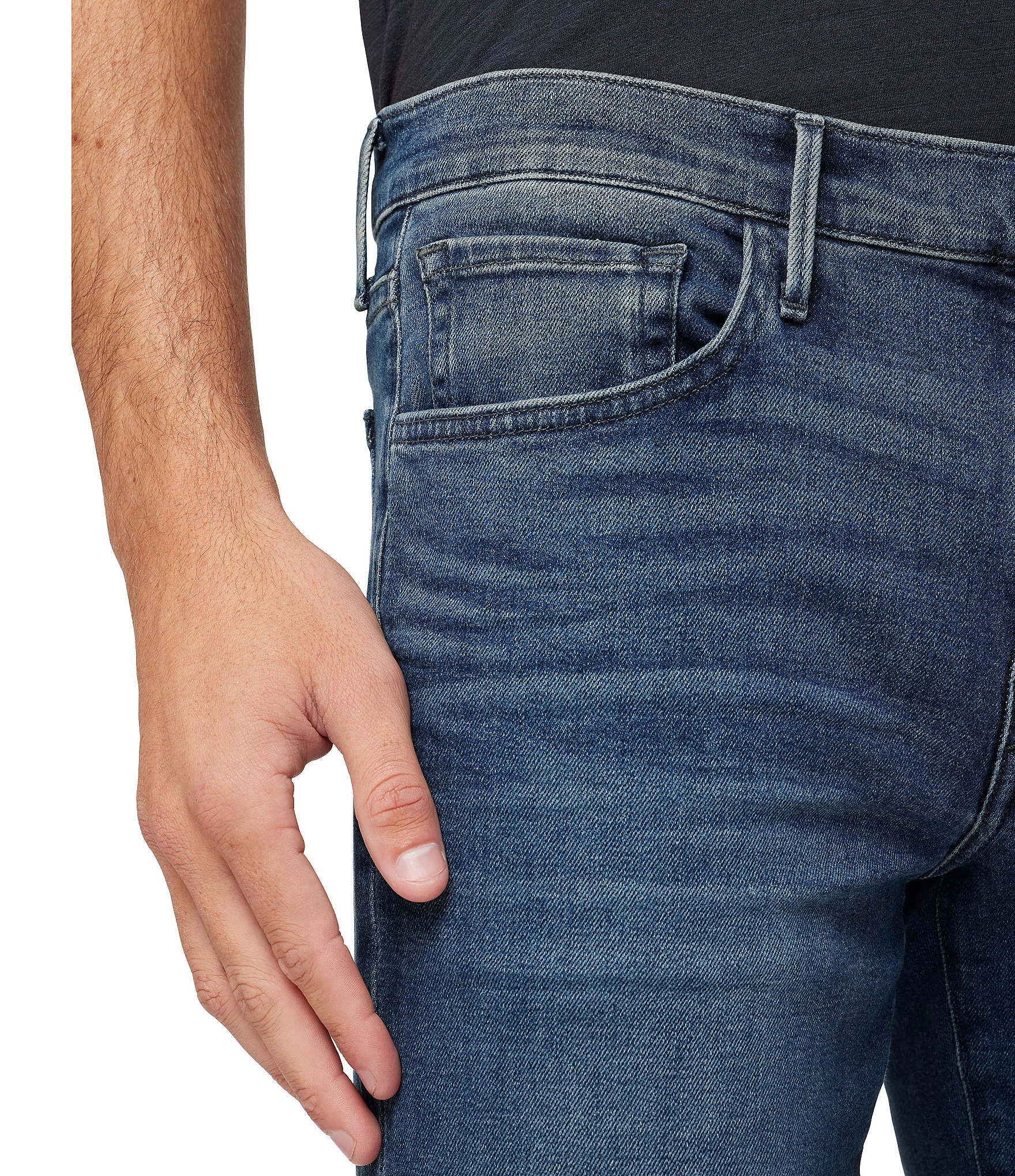 Joe's Jeans Asher Mid Rise Slim Fit Denim Jeans