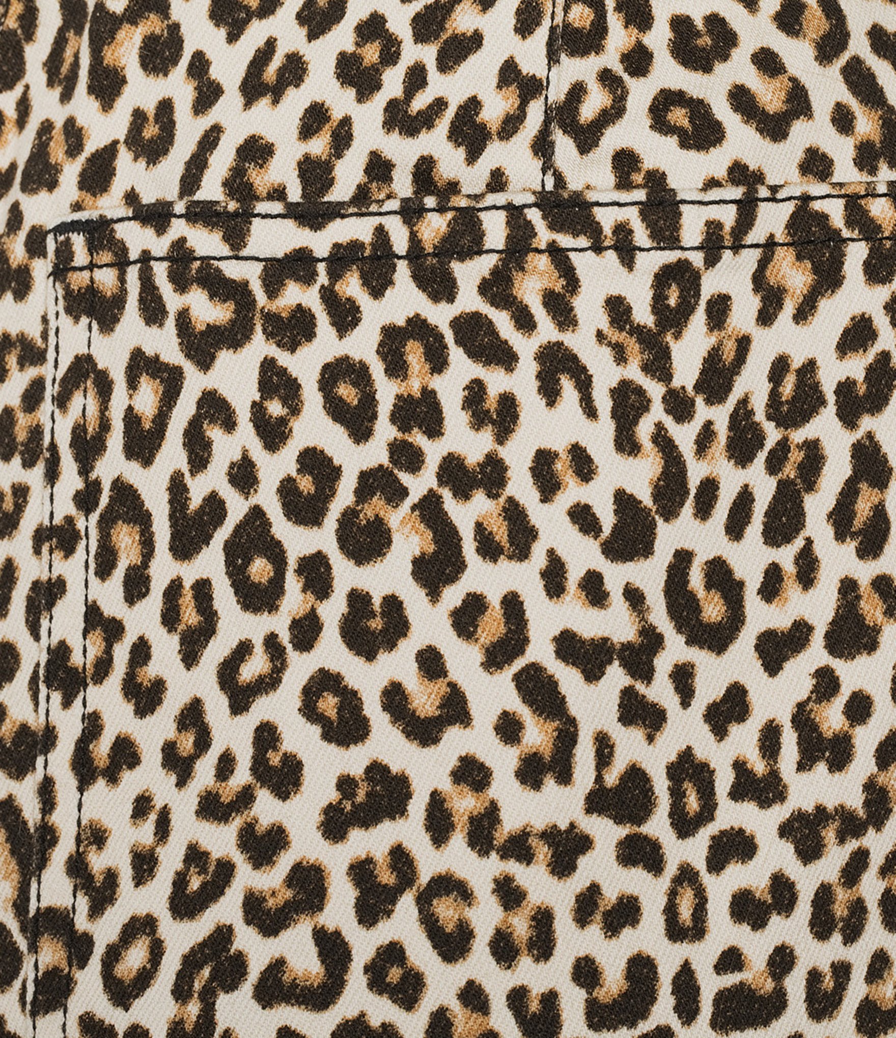 John Mark Cheetah Print Straight Leg 5 Pocket Styling Pants