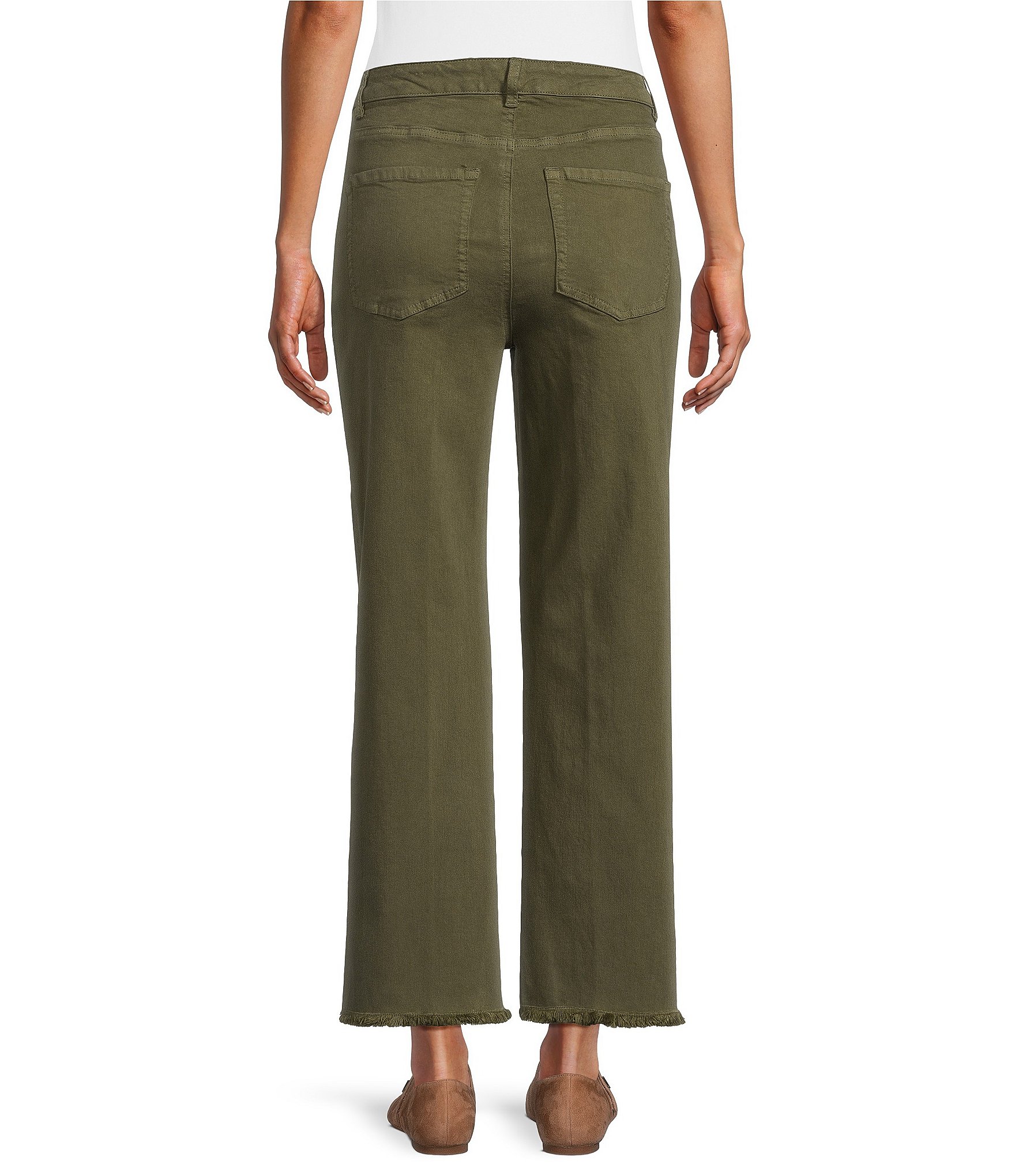 John Mark Denim Frey Hem Straight Leg Jeans