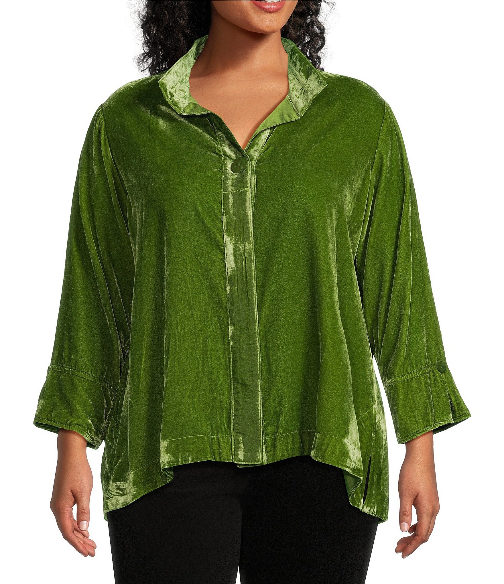 olive Women s Plus Size Tops Dillard s