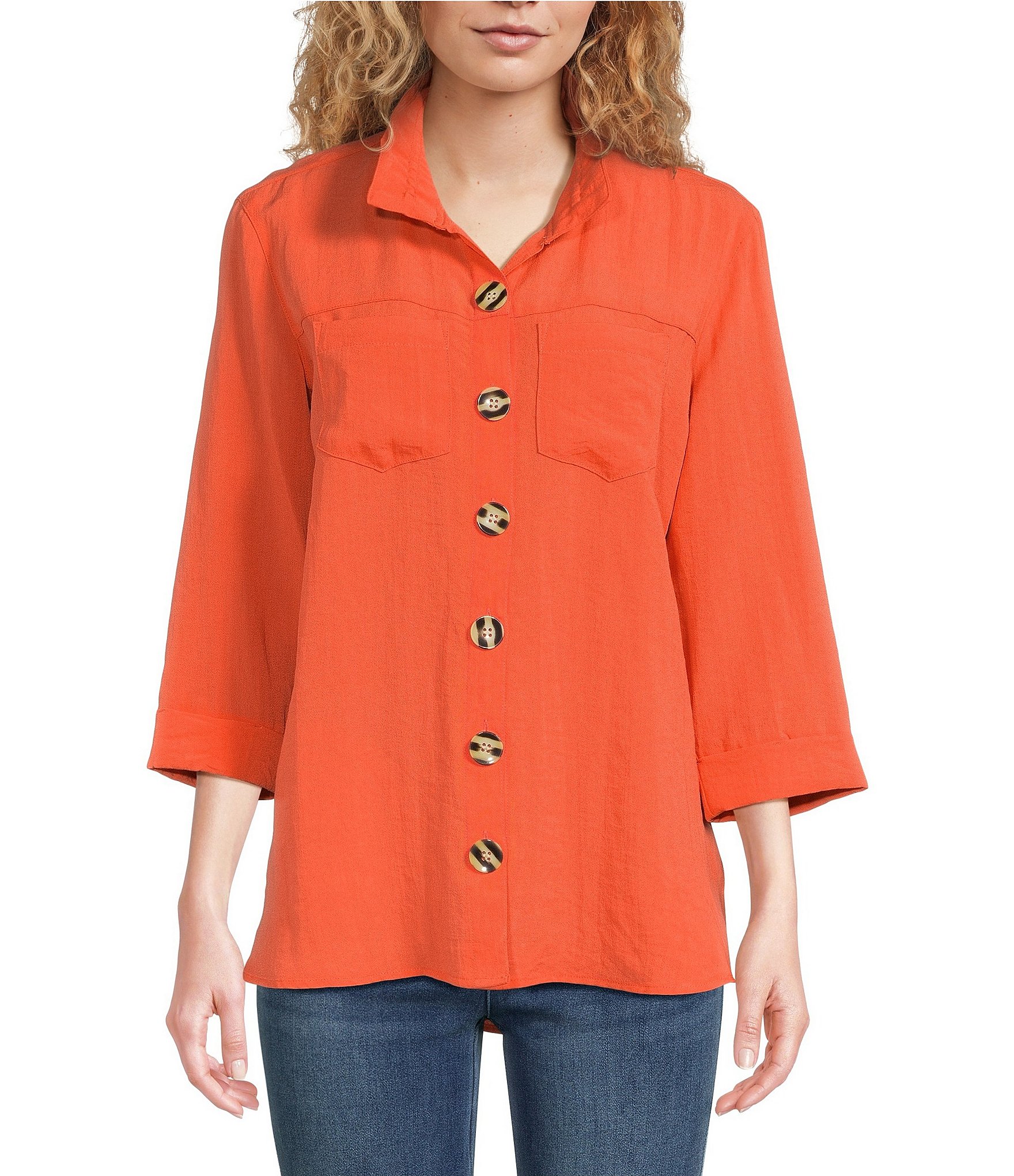 Orange Women's Shirts & Tops | Dillard's