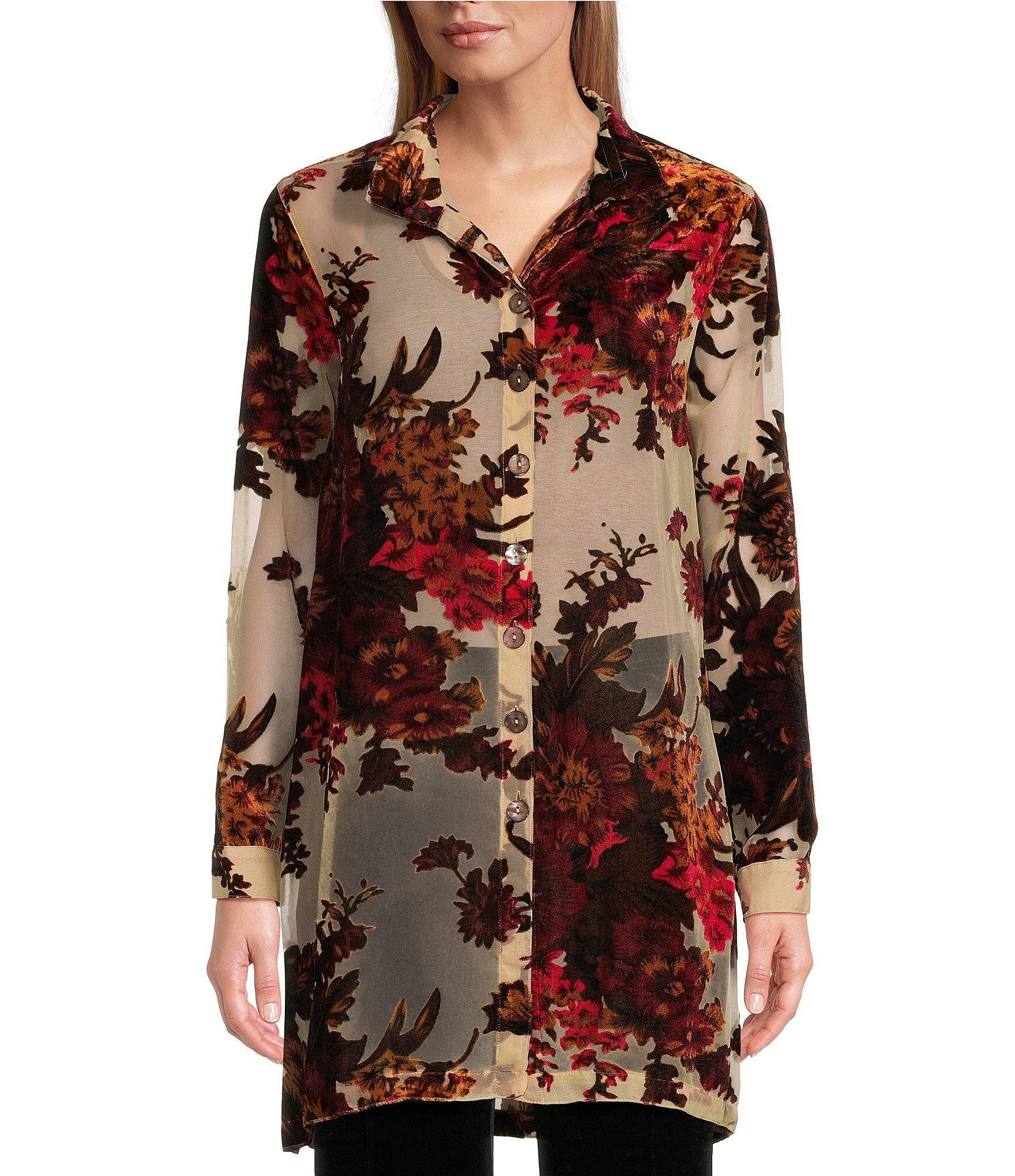 floral: Women's Blouses & Dressy Tops