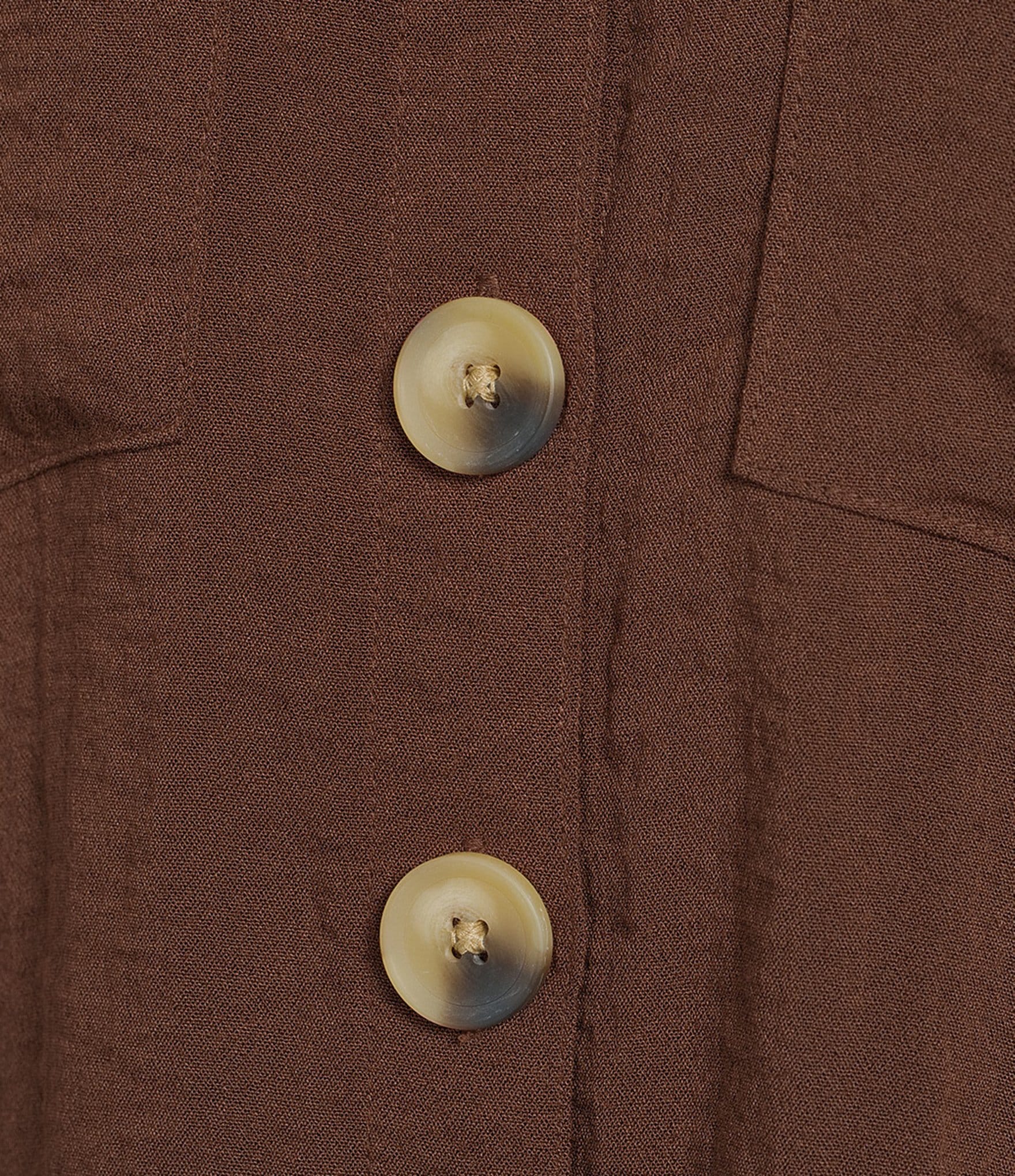 John Mark Woven Wire Collar 3/4 Sleeve Button /Front Shirt