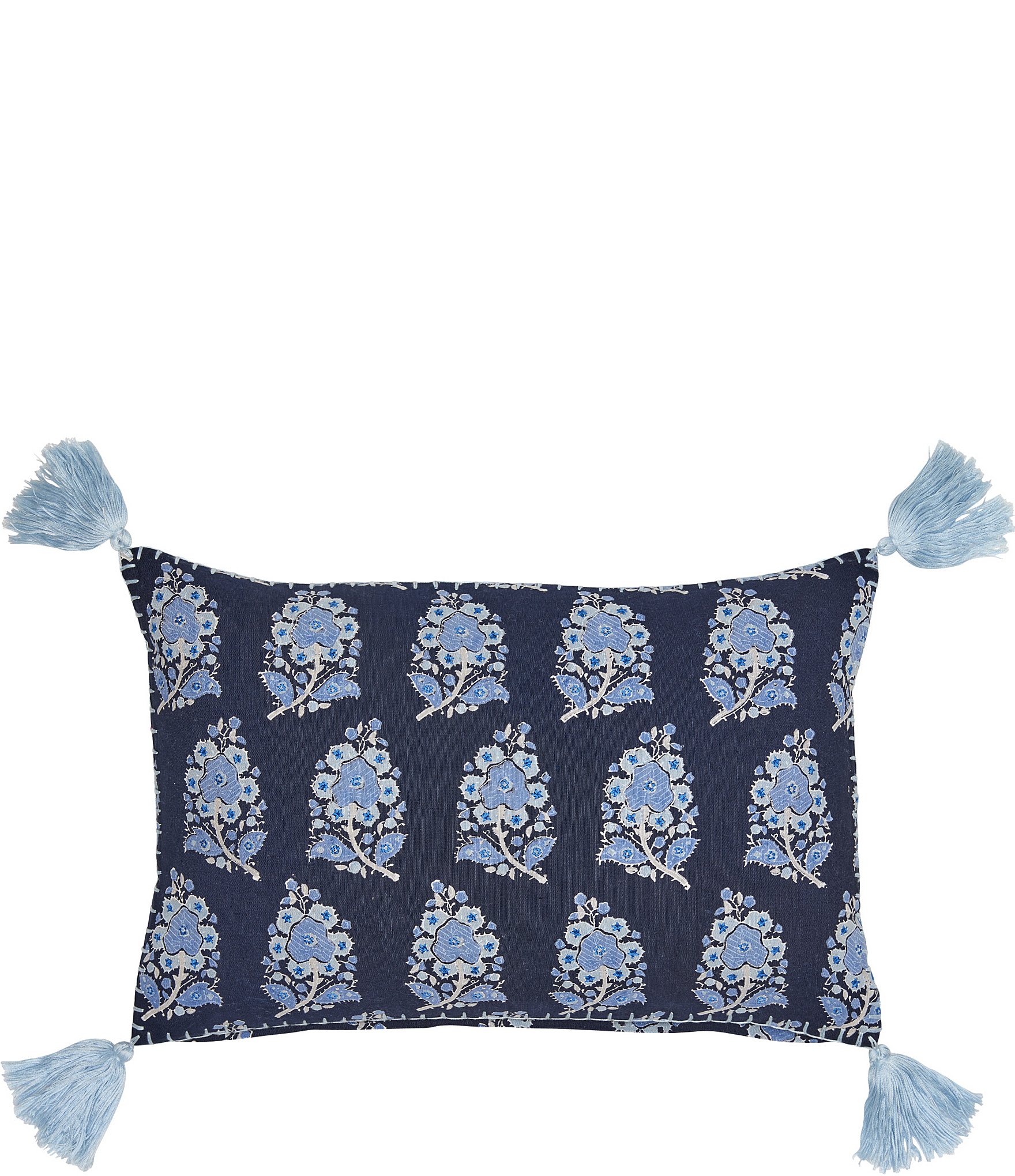 John Robshaw Soft Indigo Kidney Pillow