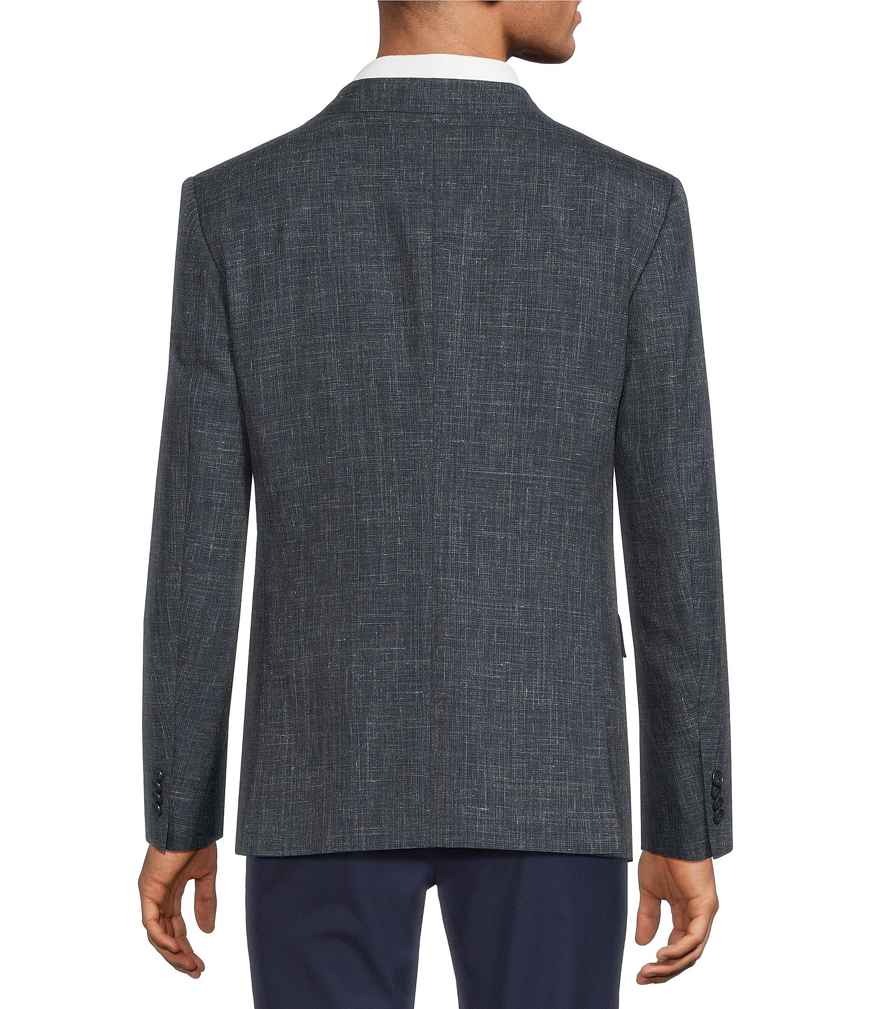 John Varvatos Signature Tailored Slim Fit Solid Sport Coat