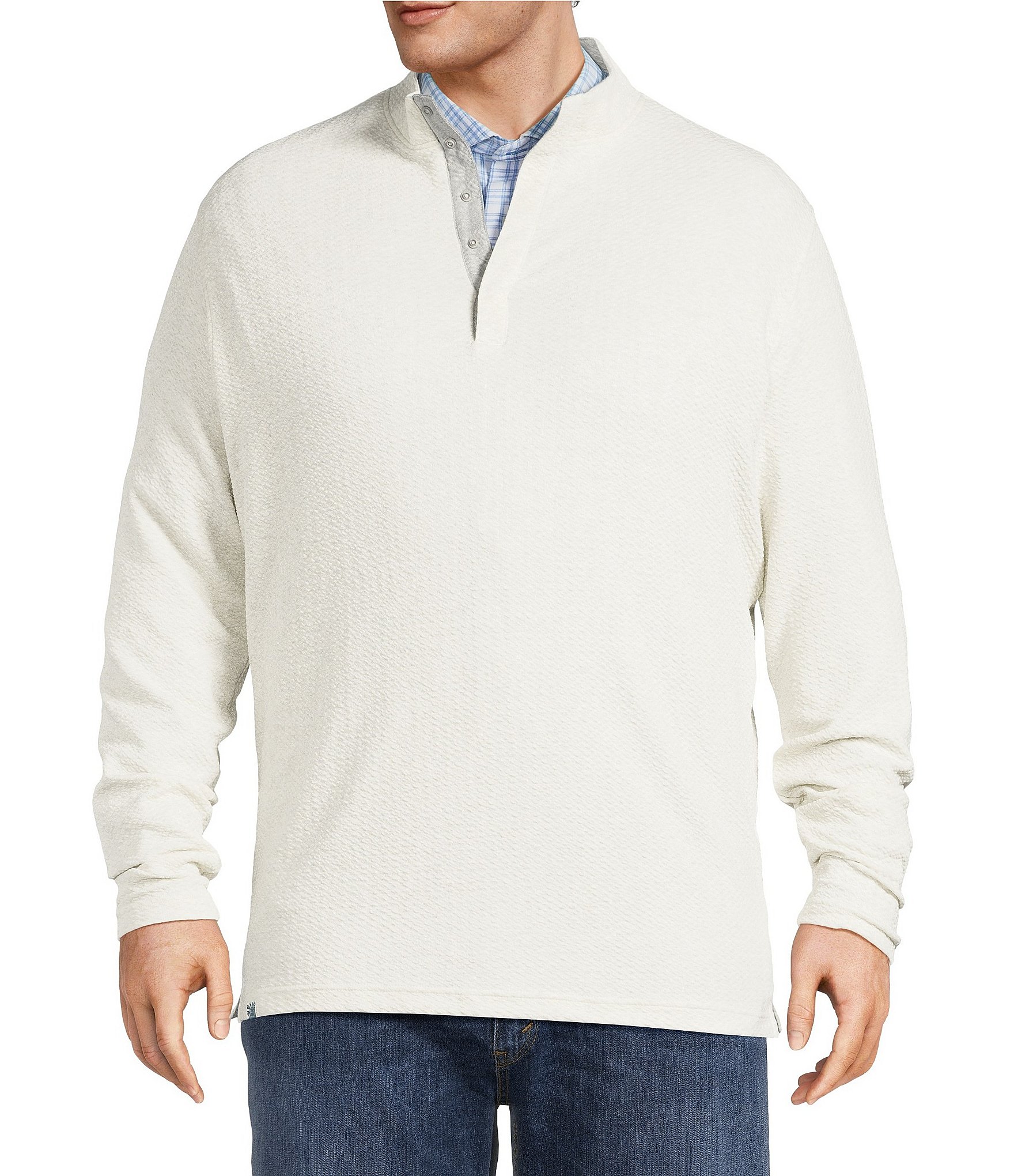 Johnnie-O Big & Tall Ransel Henley Shirt