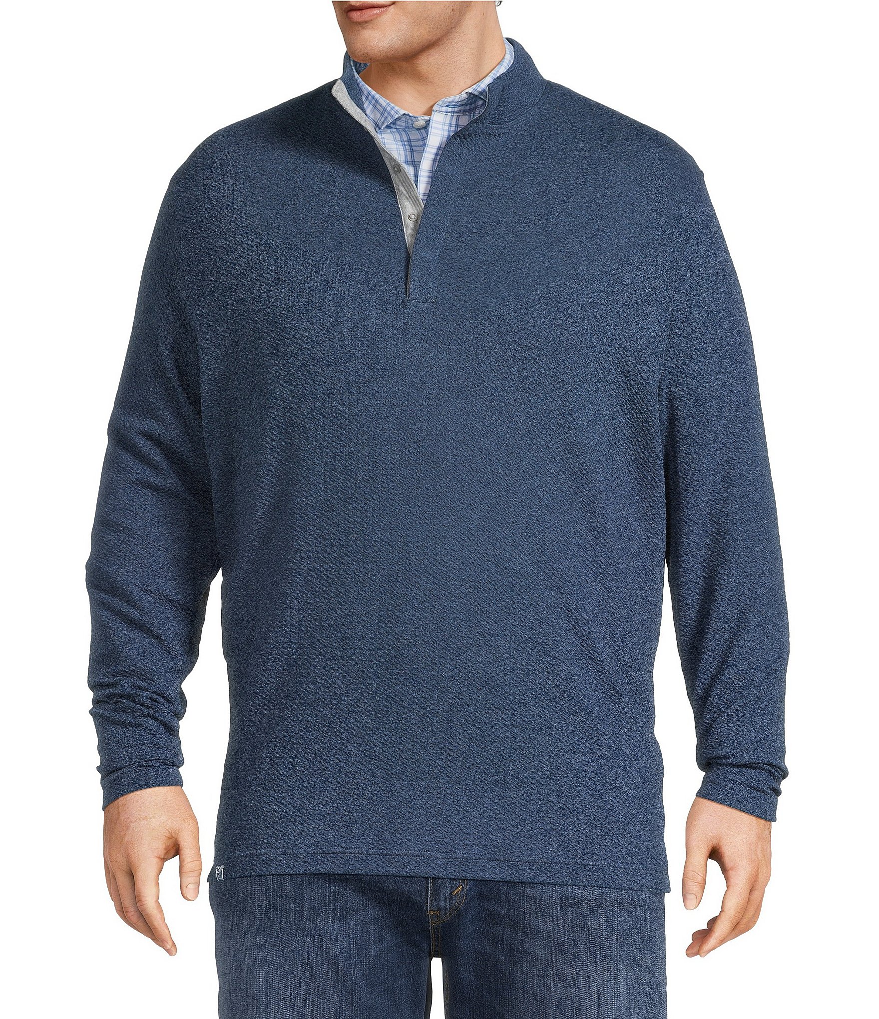 Johnnie-O Big & Tall Ransel Henley Shirt