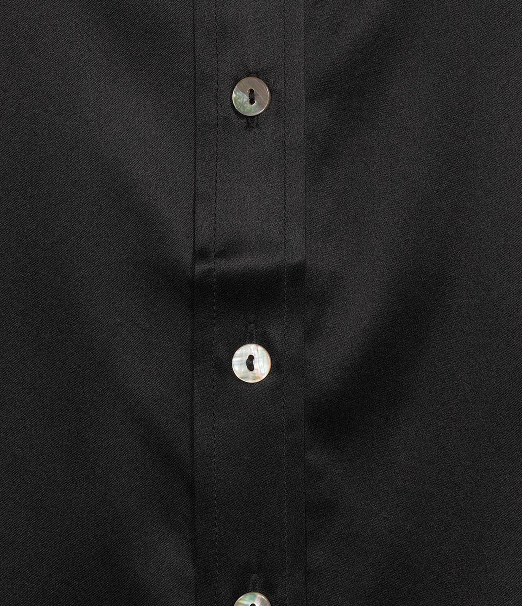 JOHNNY WAS Charmeuse Silky Point Collar Long Sleeve Button-Front Shirt