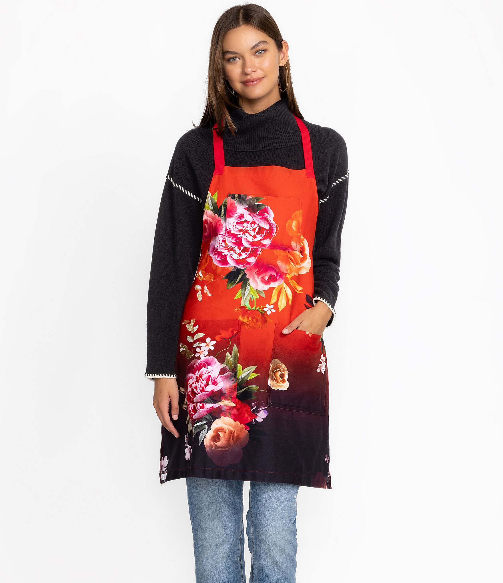 Mud Pie Mom's Kitchen Apron & Pot Holder Set