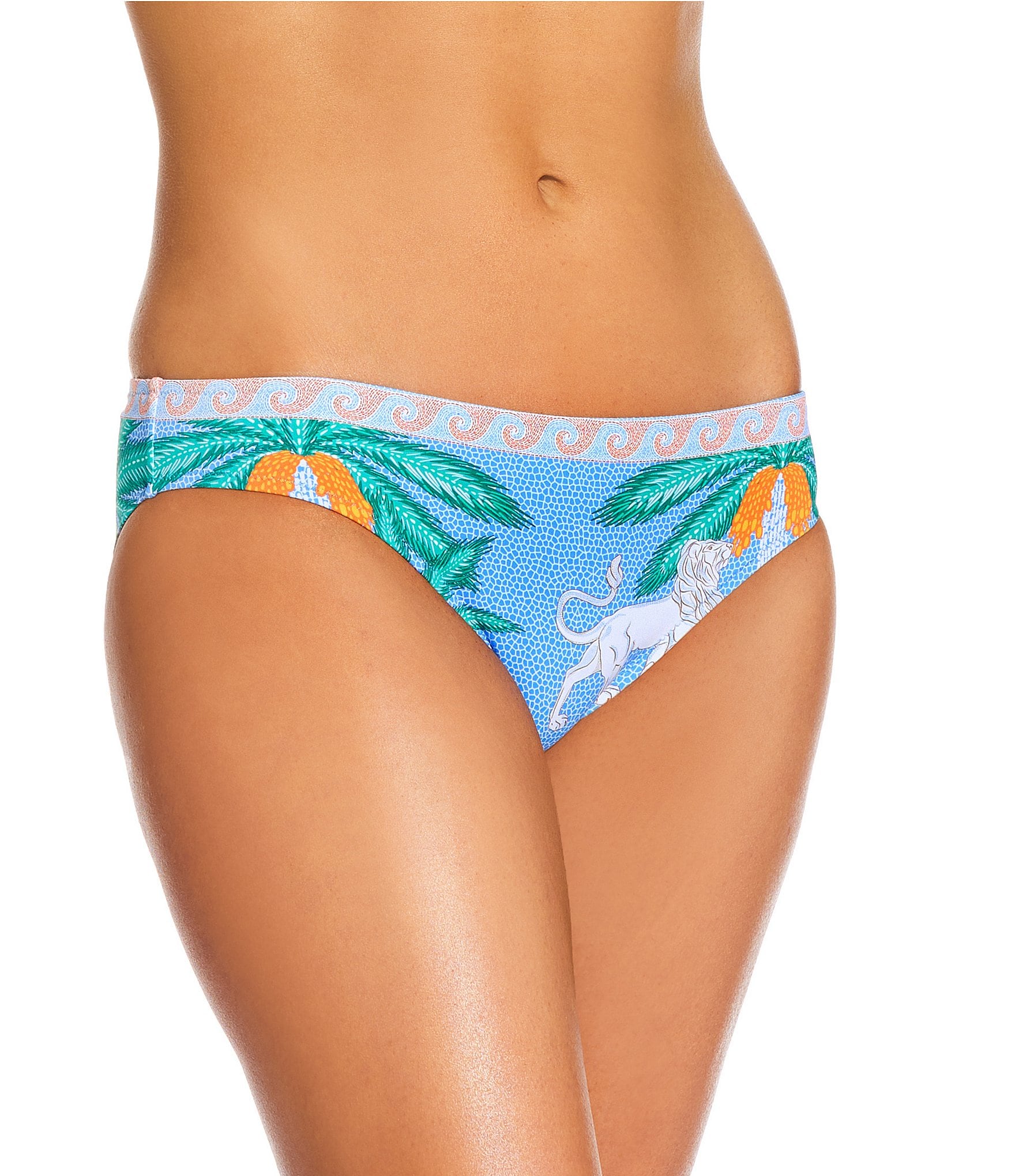 JOHNNY WAS JW X Paolita Circe's Ocean String Halter Swim Top