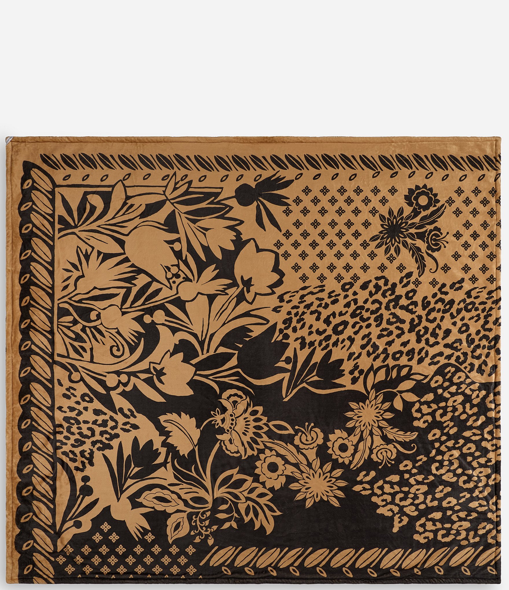 JOHNNY WAS Laurel Canyon Lola Scarf Cozy Reversible Throw Blanket