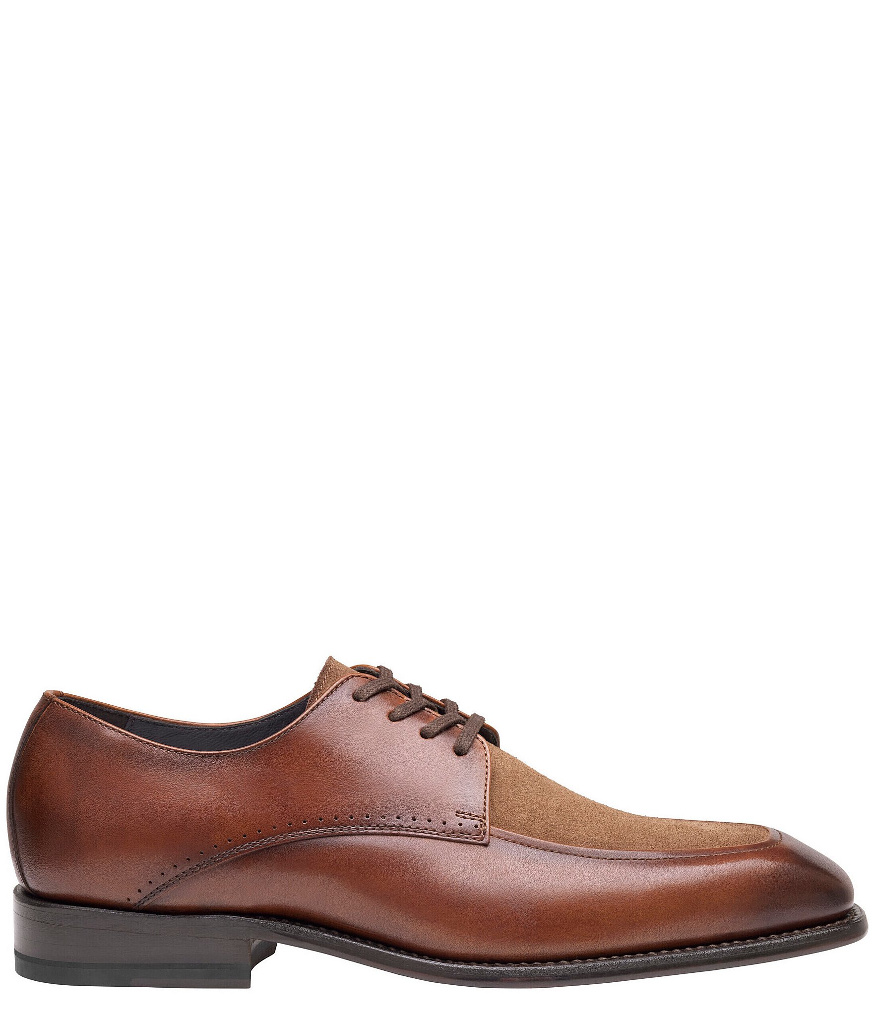 Johnston & Murphy Ashton Moc Toe Lace Up Oxfords