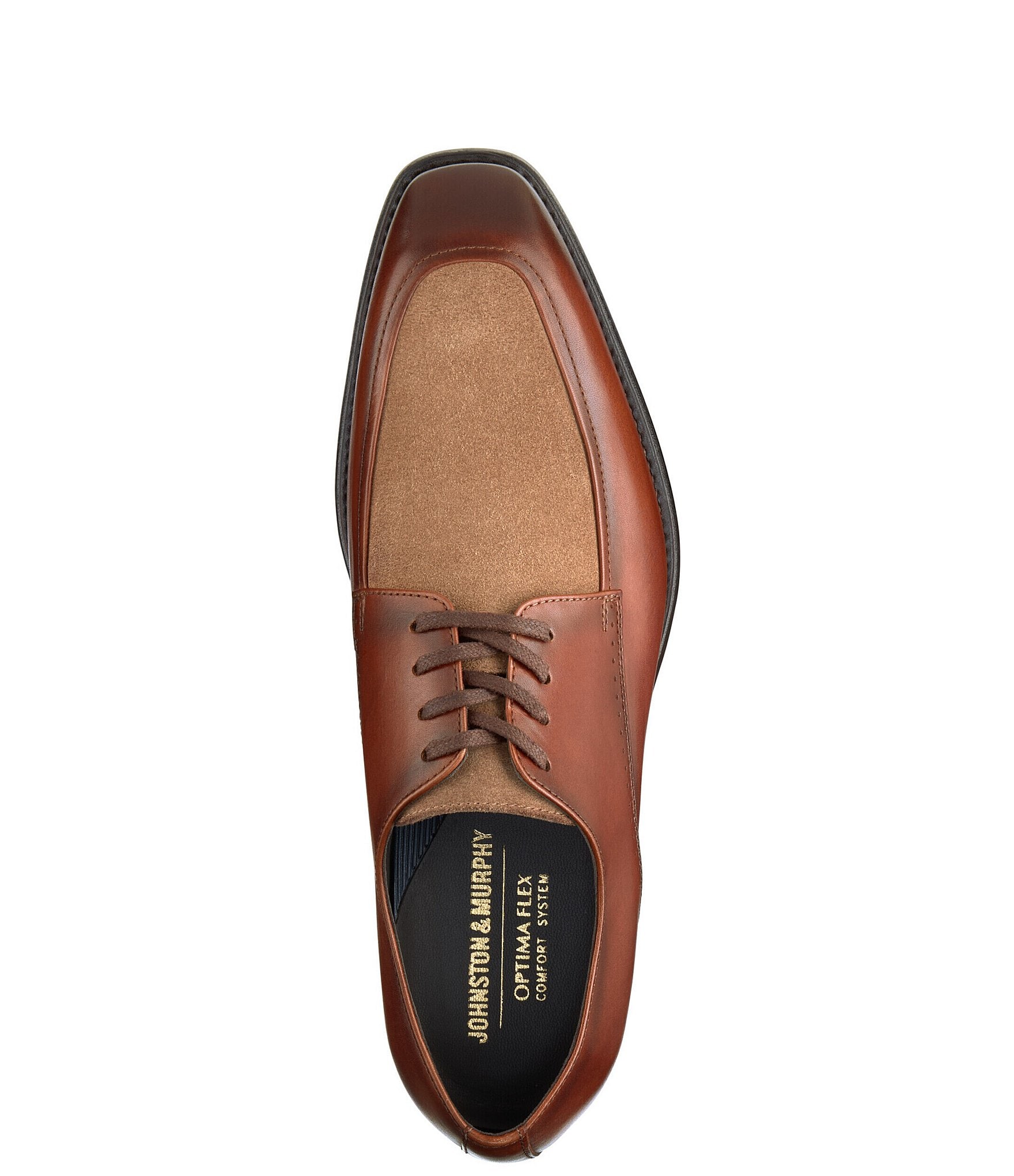 Johnston & Murphy Ashton Moc Toe Lace Up Oxfords