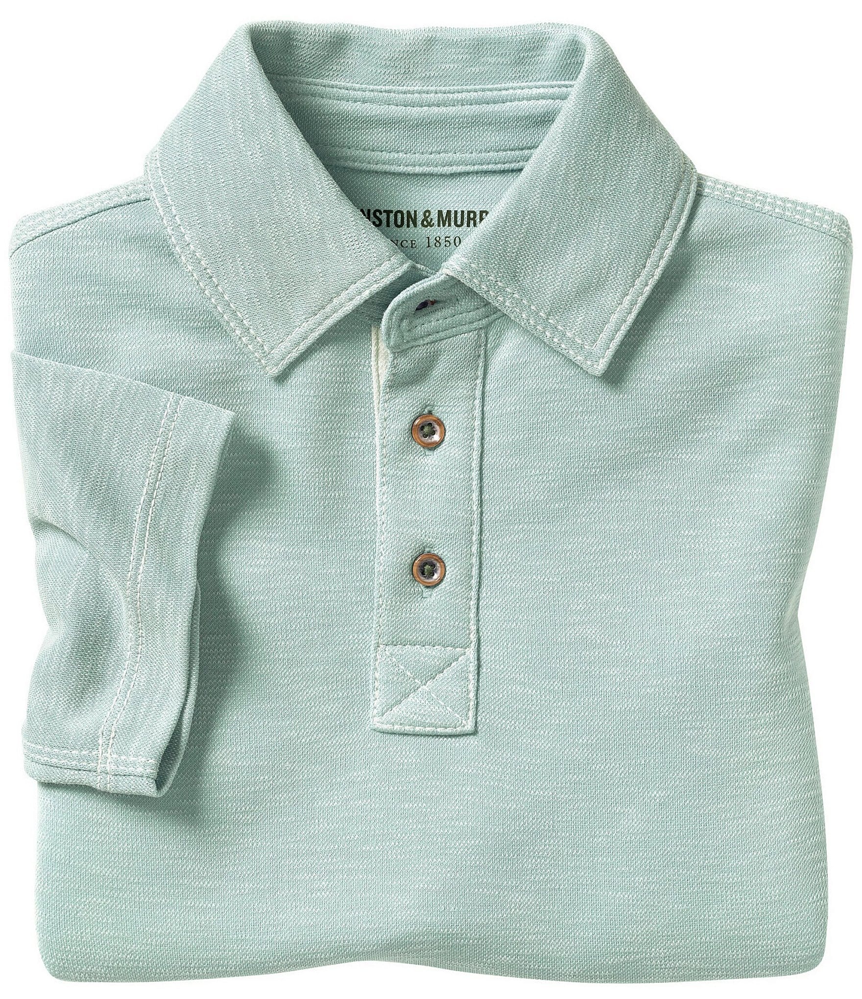 Johnston & Murphy Big Boys 8-20 Short Sleeve Slub Polo Shirt