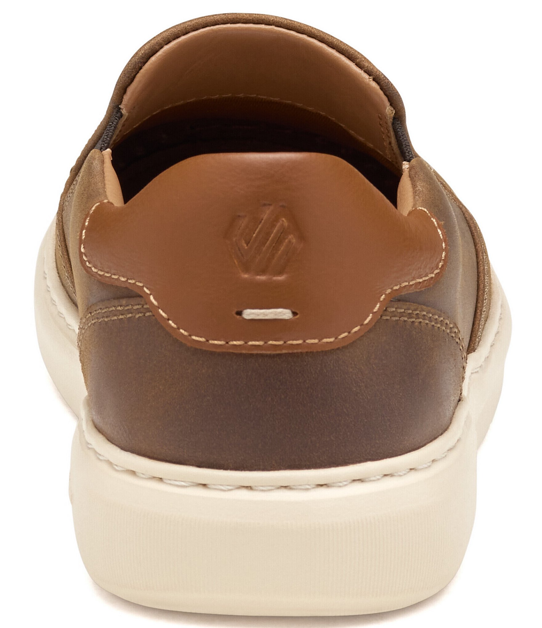 Johnston & Murphy Boys' Anders Leather Slip On Sneakers (Youth)