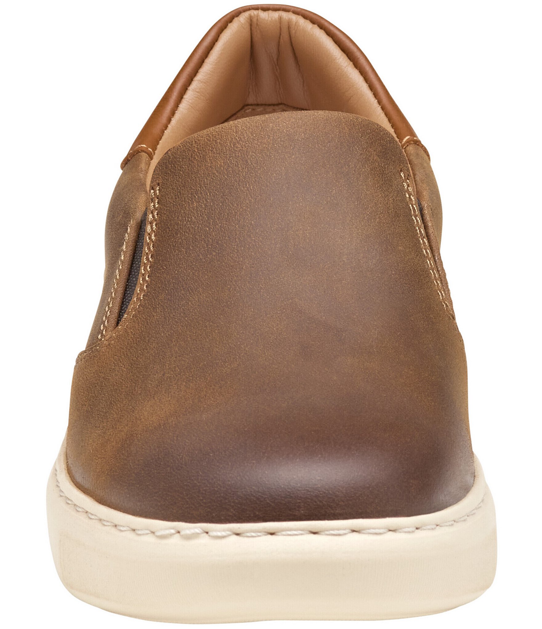 Johnston & Murphy Boys' Anders Leather Slip On Sneakers (Youth)