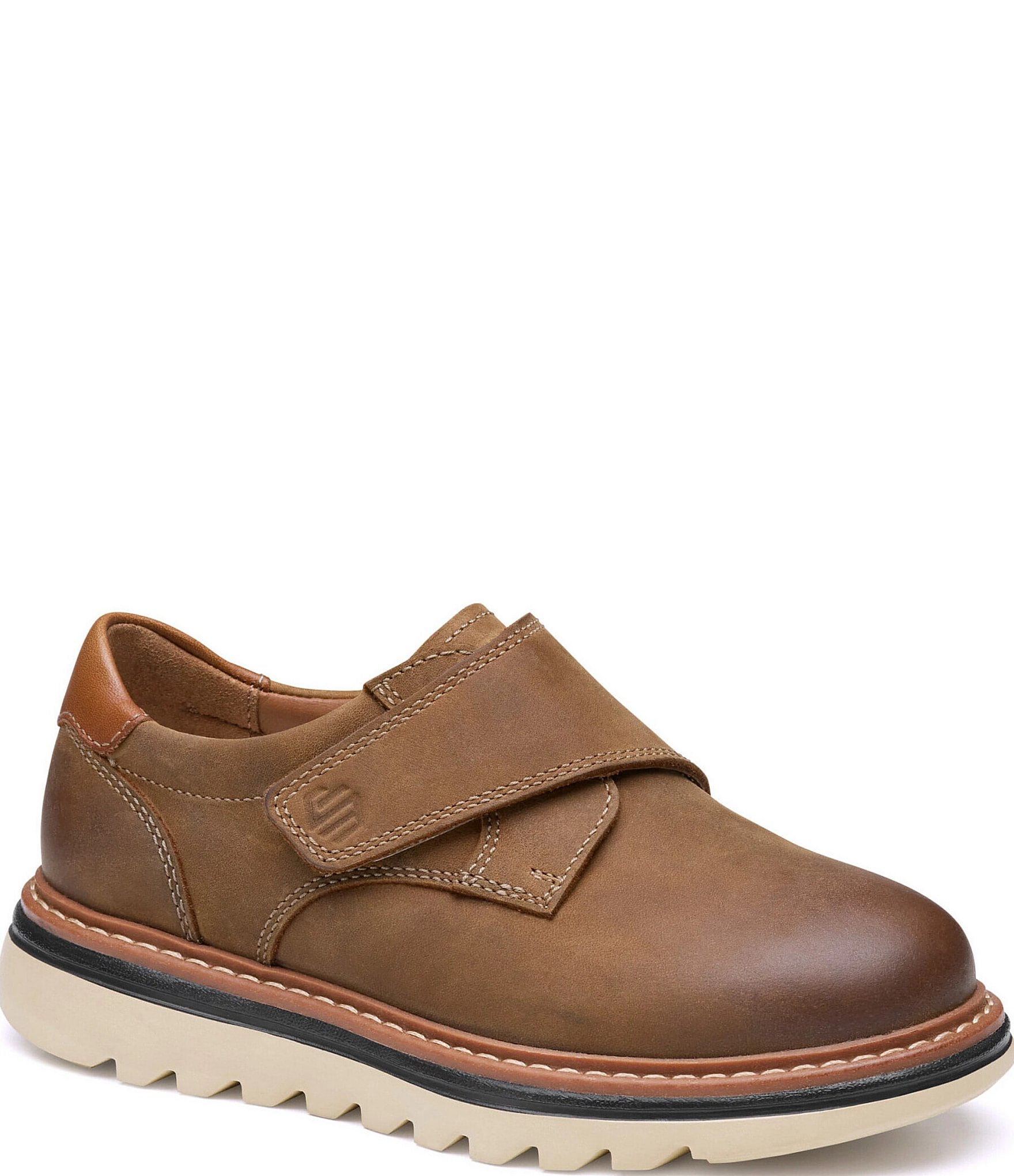 Johnston & Murphy Boys' Braxton Hook-and-Loop Oxfords (Infant)