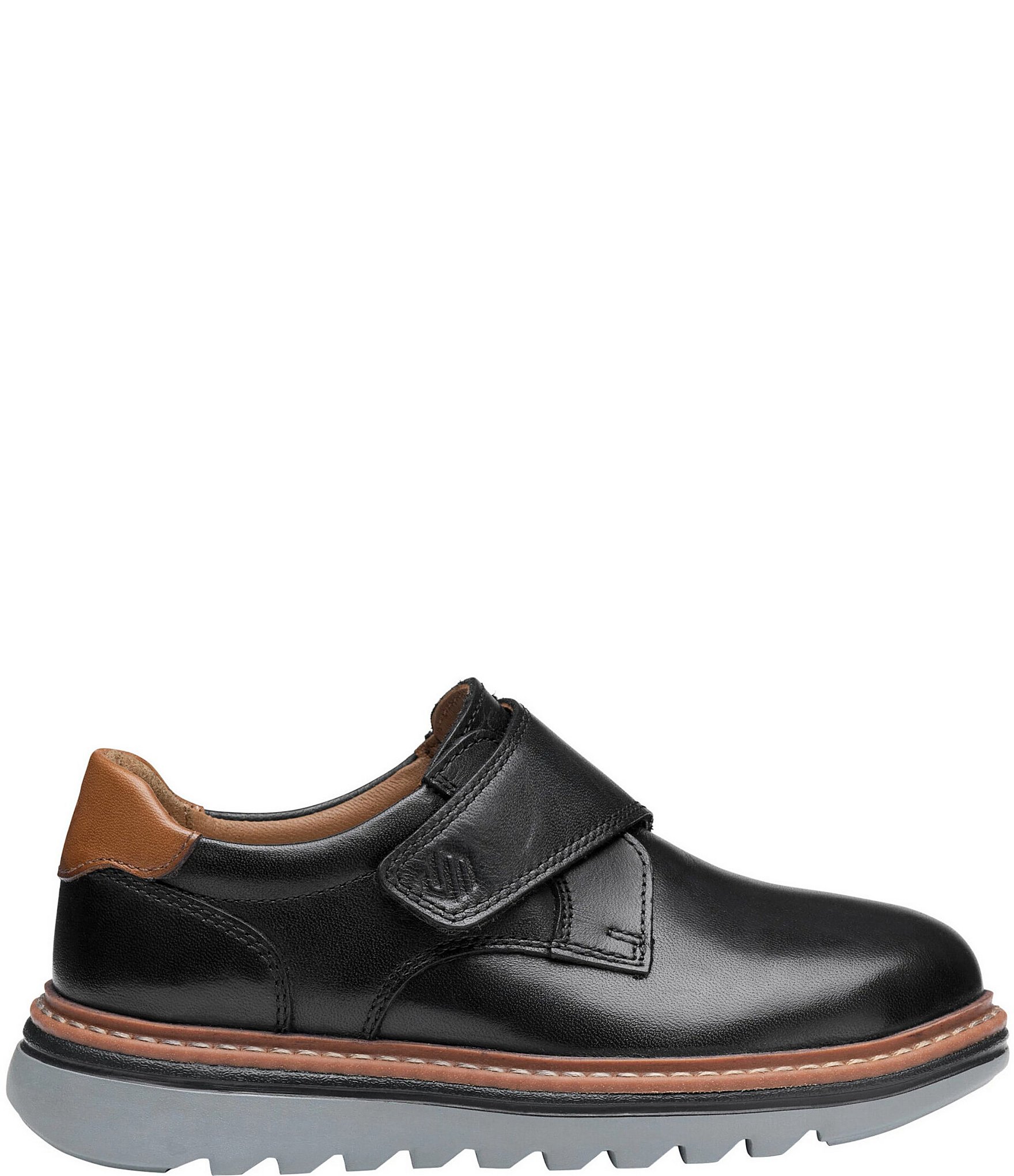 Johnston & Murphy Boys' Braxton Plain-Toe Alternative Closure Oxfords (Infant)