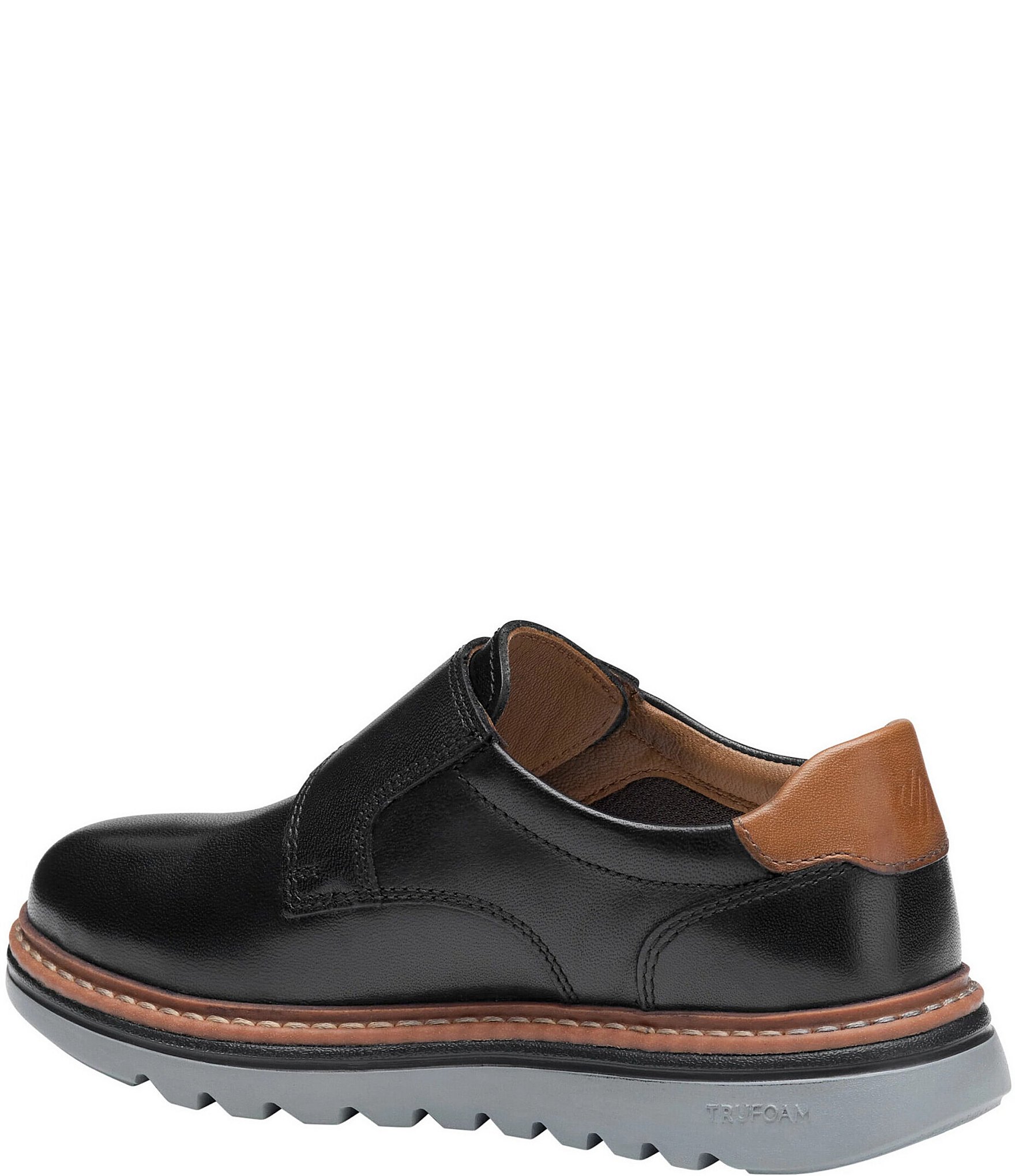 Johnston & Murphy Boys' Braxton Plain-Toe Alternative Closure Oxfords (Infant)