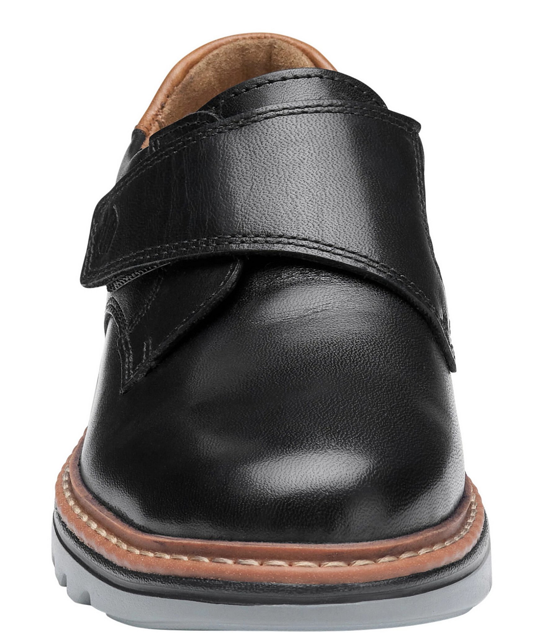 Johnston & Murphy Boys' Braxton Plain-Toe Alternative Closure Oxfords (Infant)
